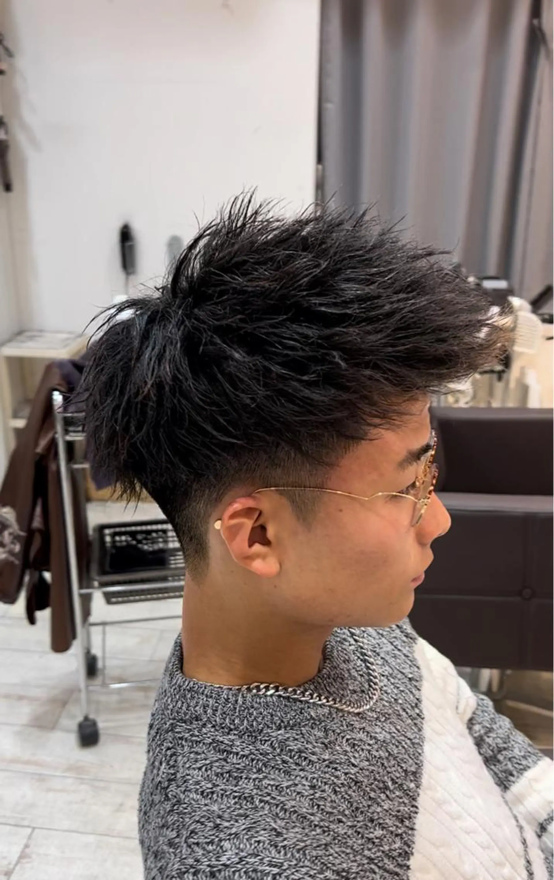 ショート パーマ メンズ 💈men's💈 satoru中目黒のヘアスタイル