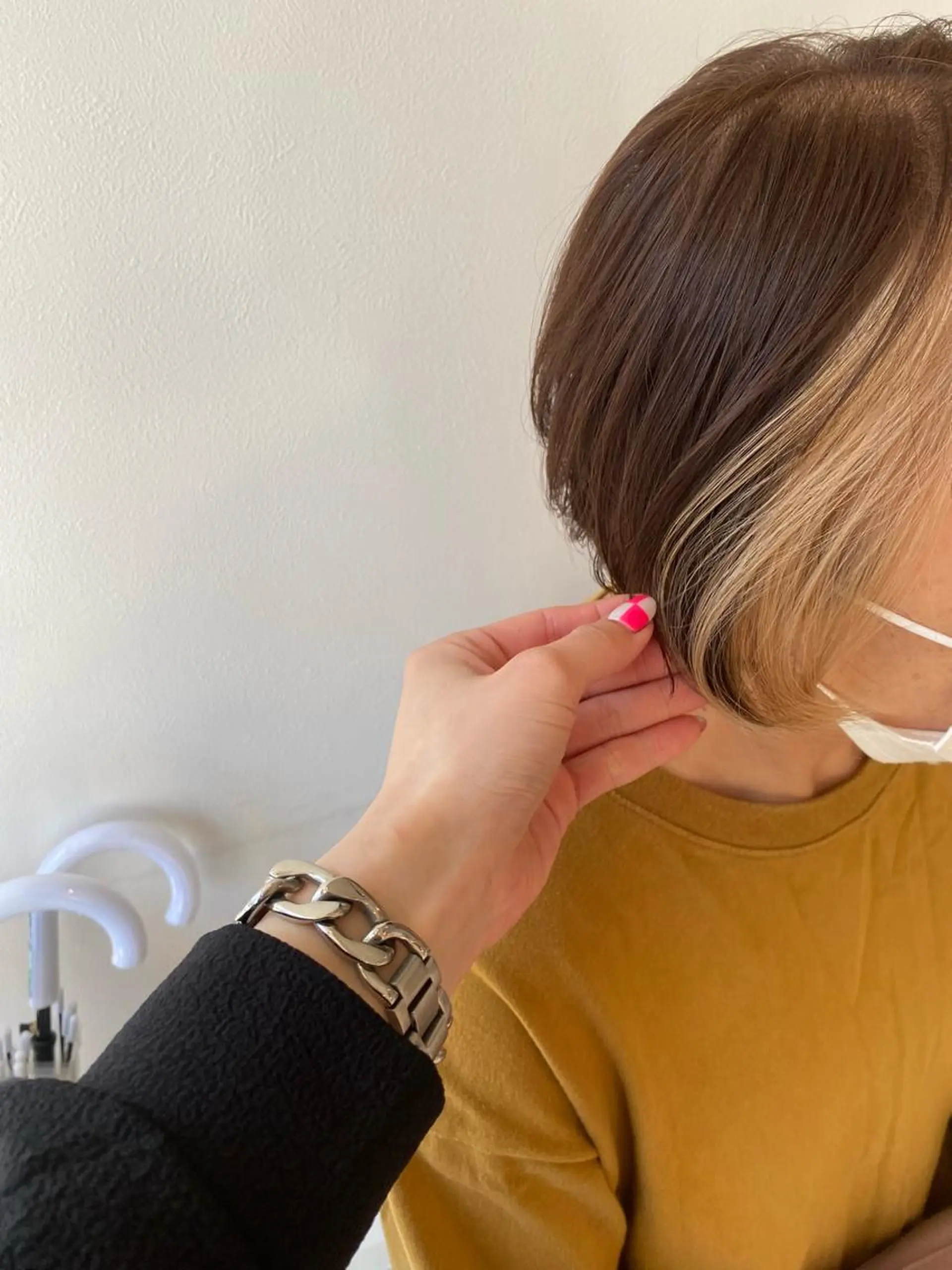 ショート カラー ベージュカラー カット ヘアカラー オスズ 🎀´-のヘアスタイル