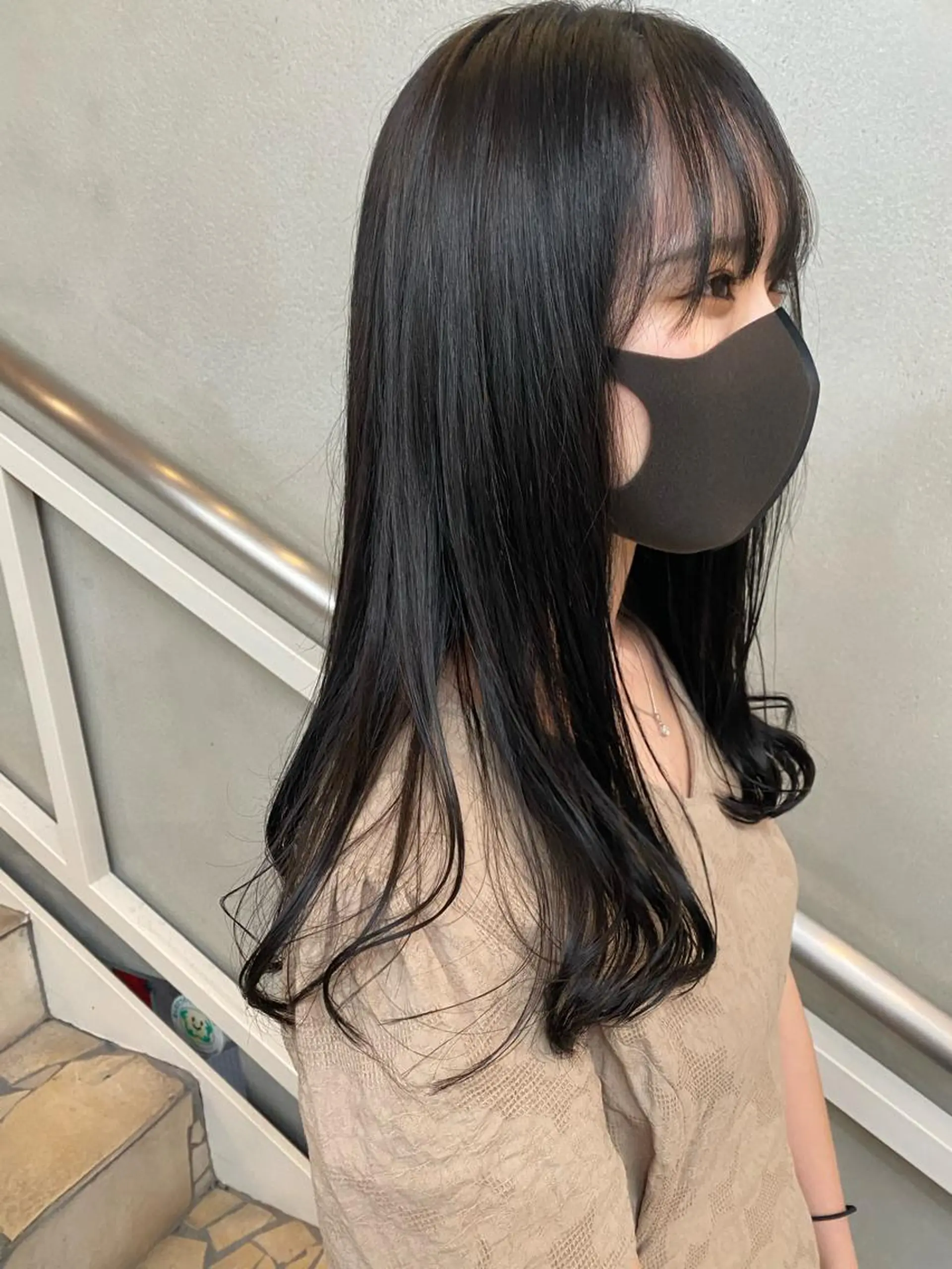 ロング 艶カラー　宮﨑 蒼のヘアスタイル