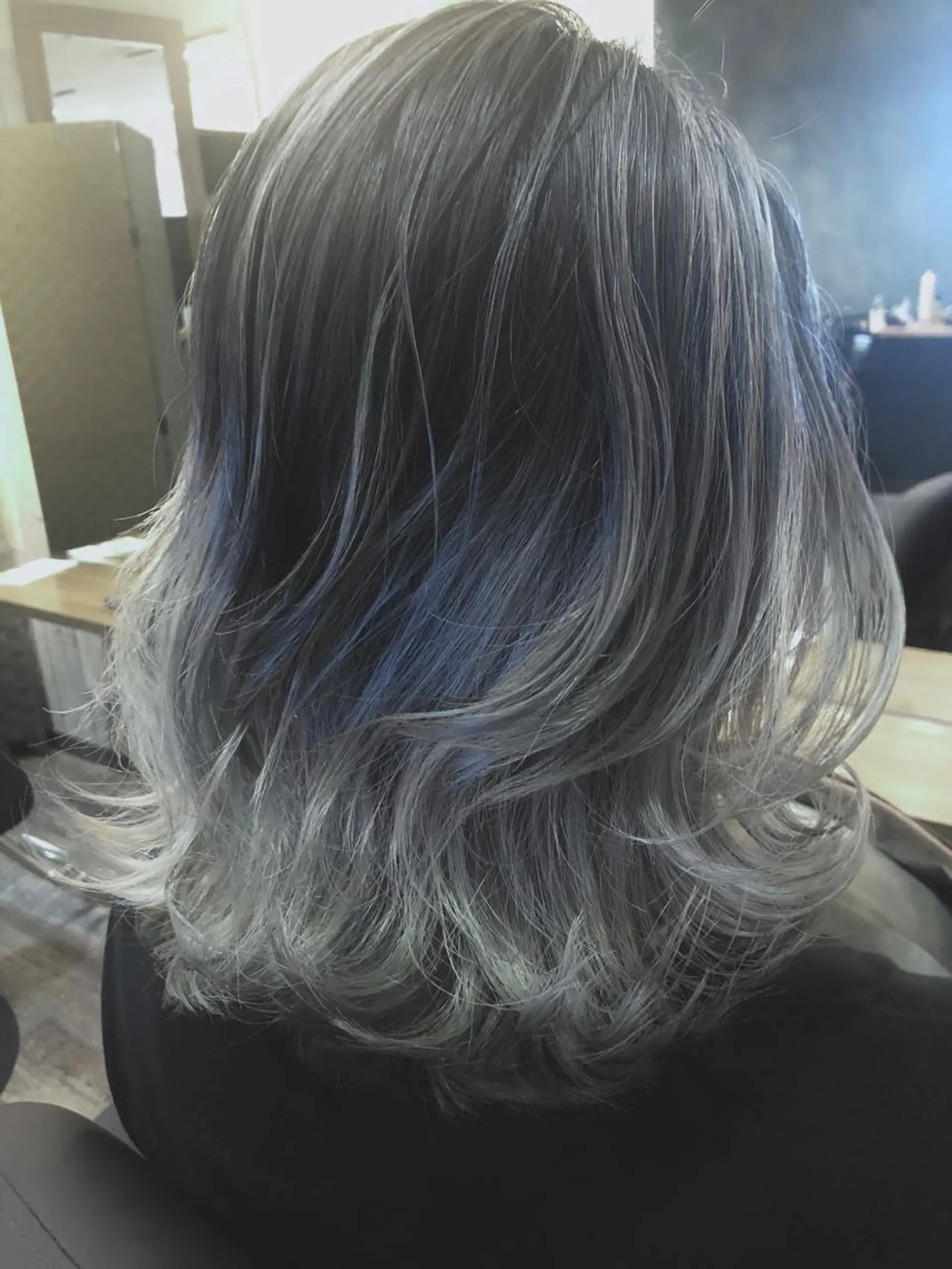 ミディアム カラー 笠谷 正之のヘアスタイル