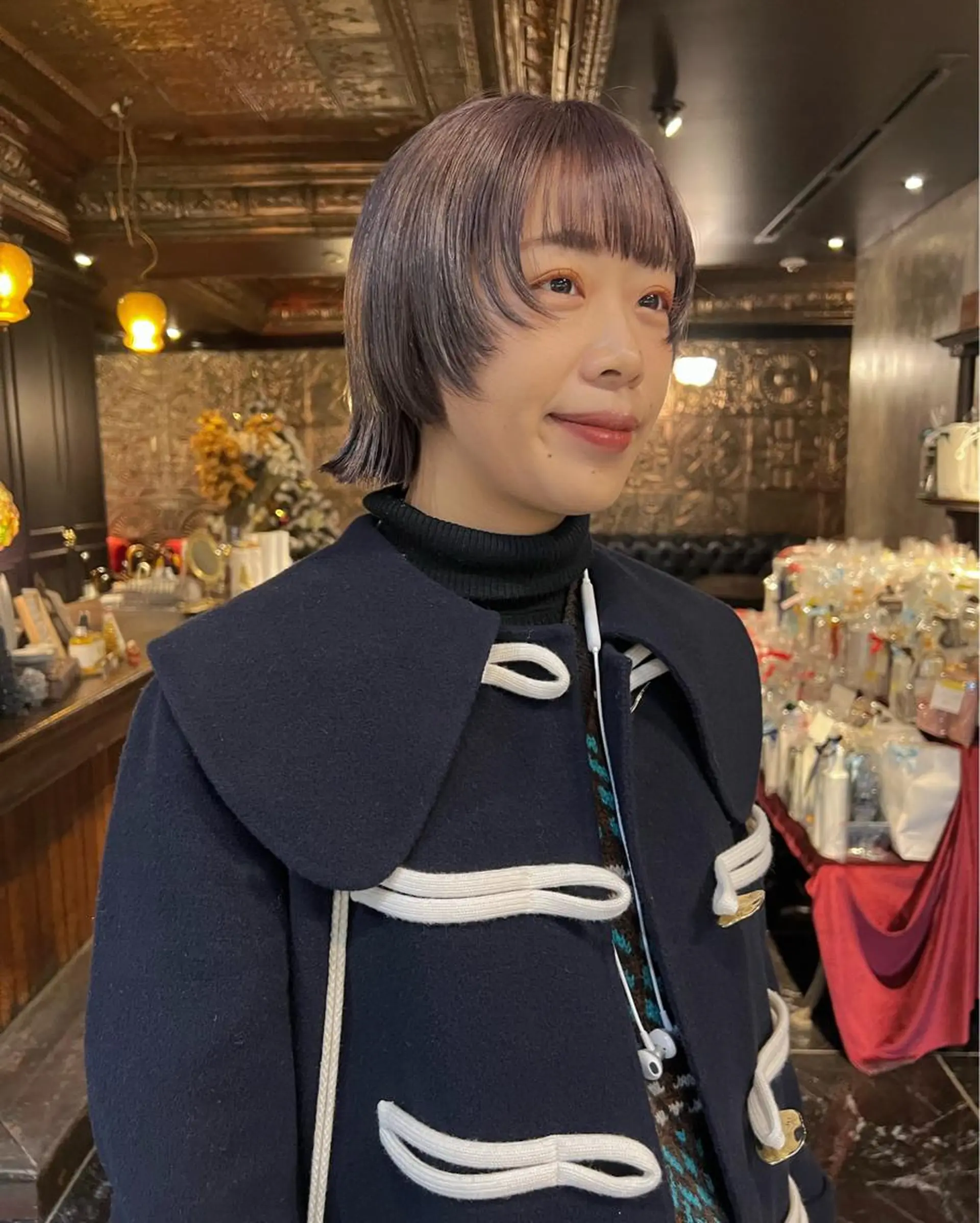 ミディアム カラー カット ヘアカラー haco＋所属・圧倒的デザイン力 店長🎨RENAのヘアスタイル