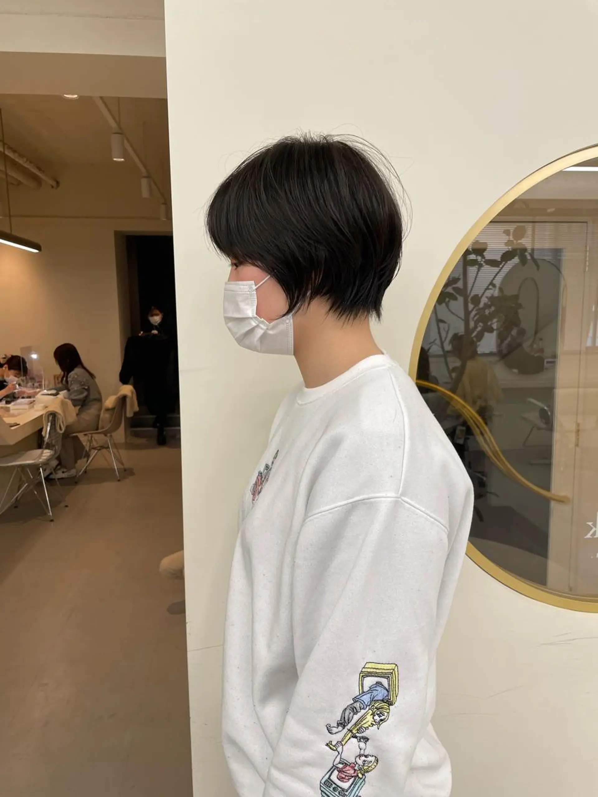 ショート 丹羽大喜 縮毛矯正/美髪矯正のヘアスタイル