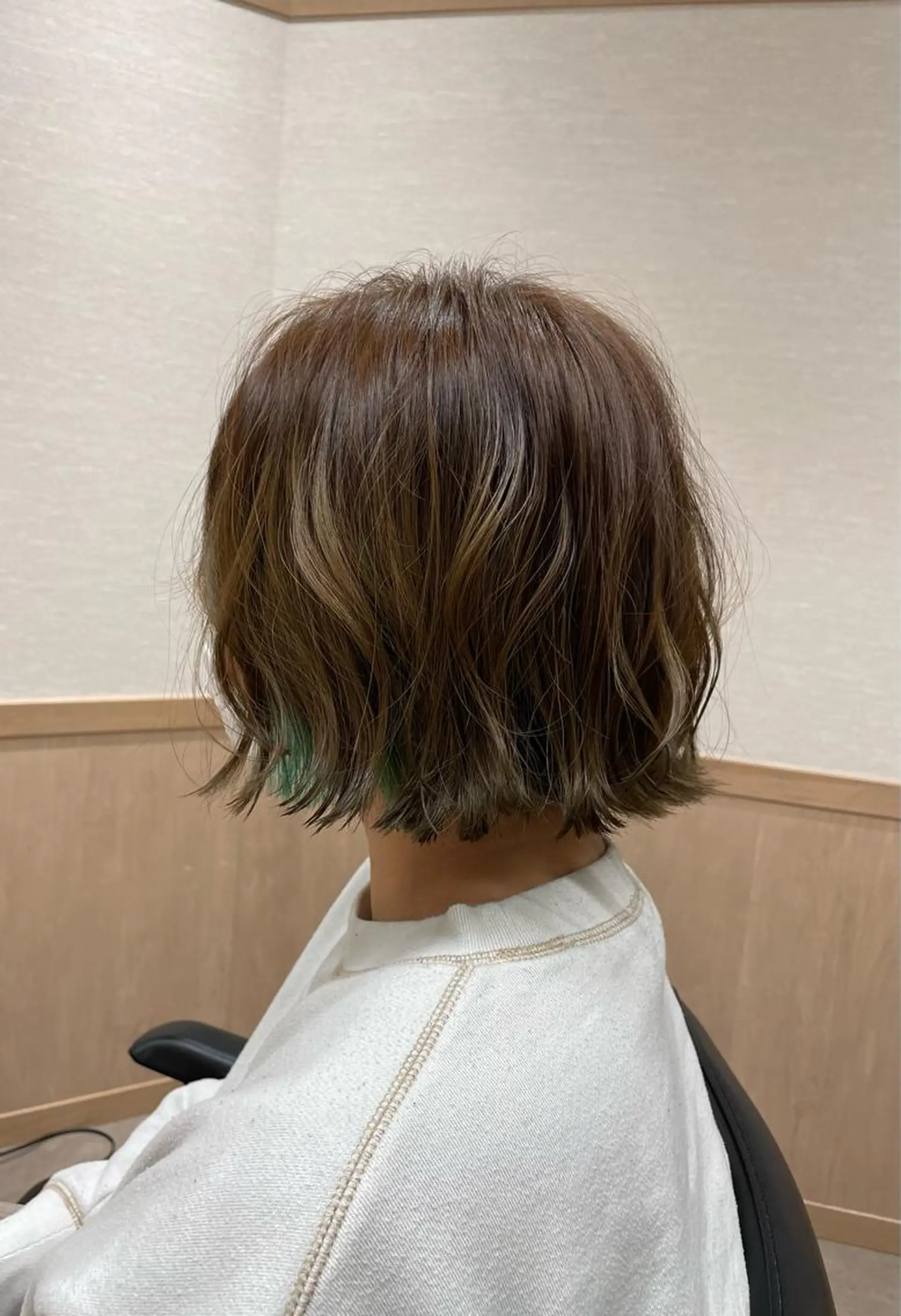 ミディアム カラー カット ヘアカラー miho 🌼🌼🌼のヘアスタイル