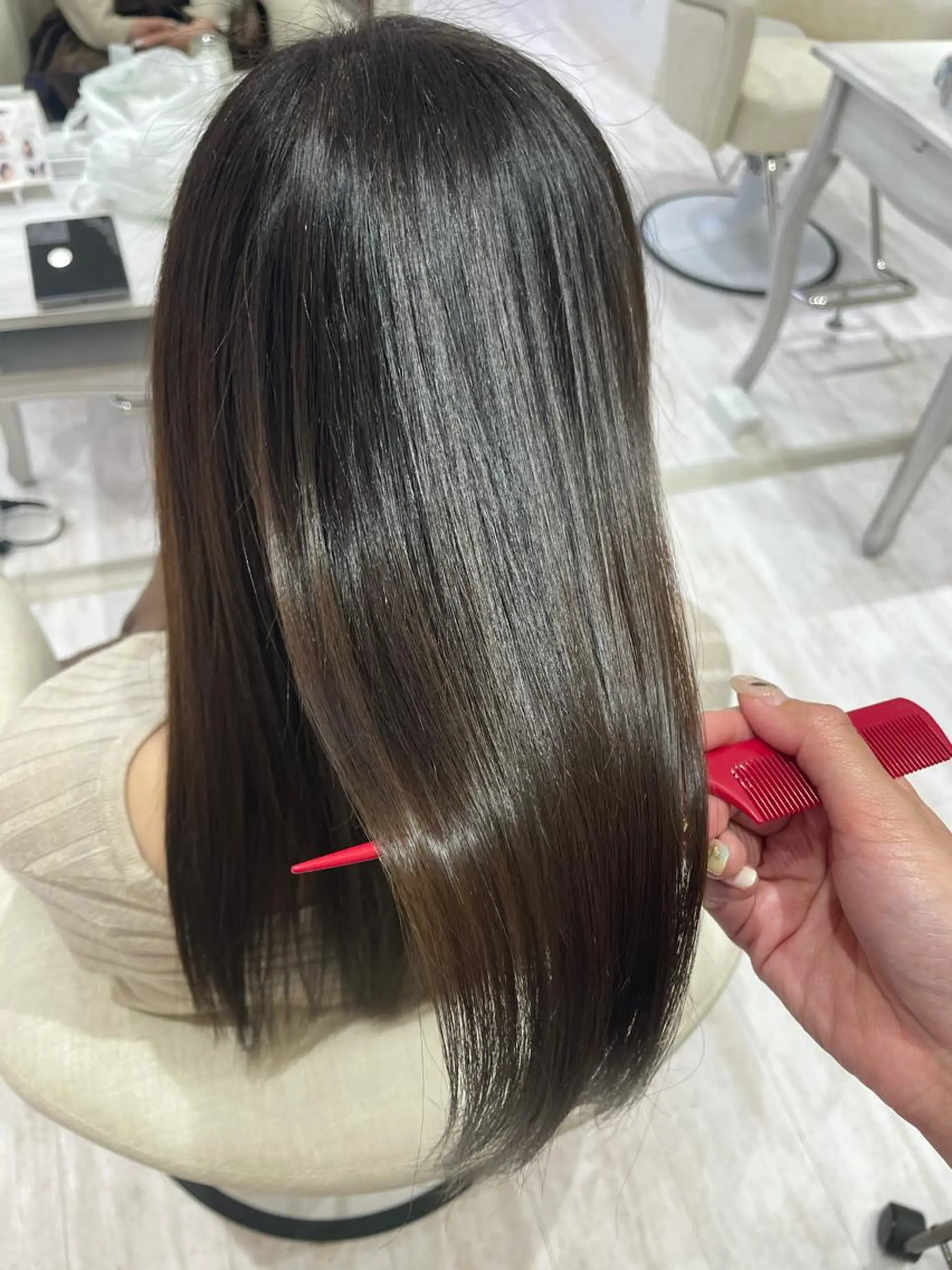 セミロング トリートメント 酸熱トリートメント カット トリートメント ボブ支持率NO1 🌈CHIKAのヘアスタイル