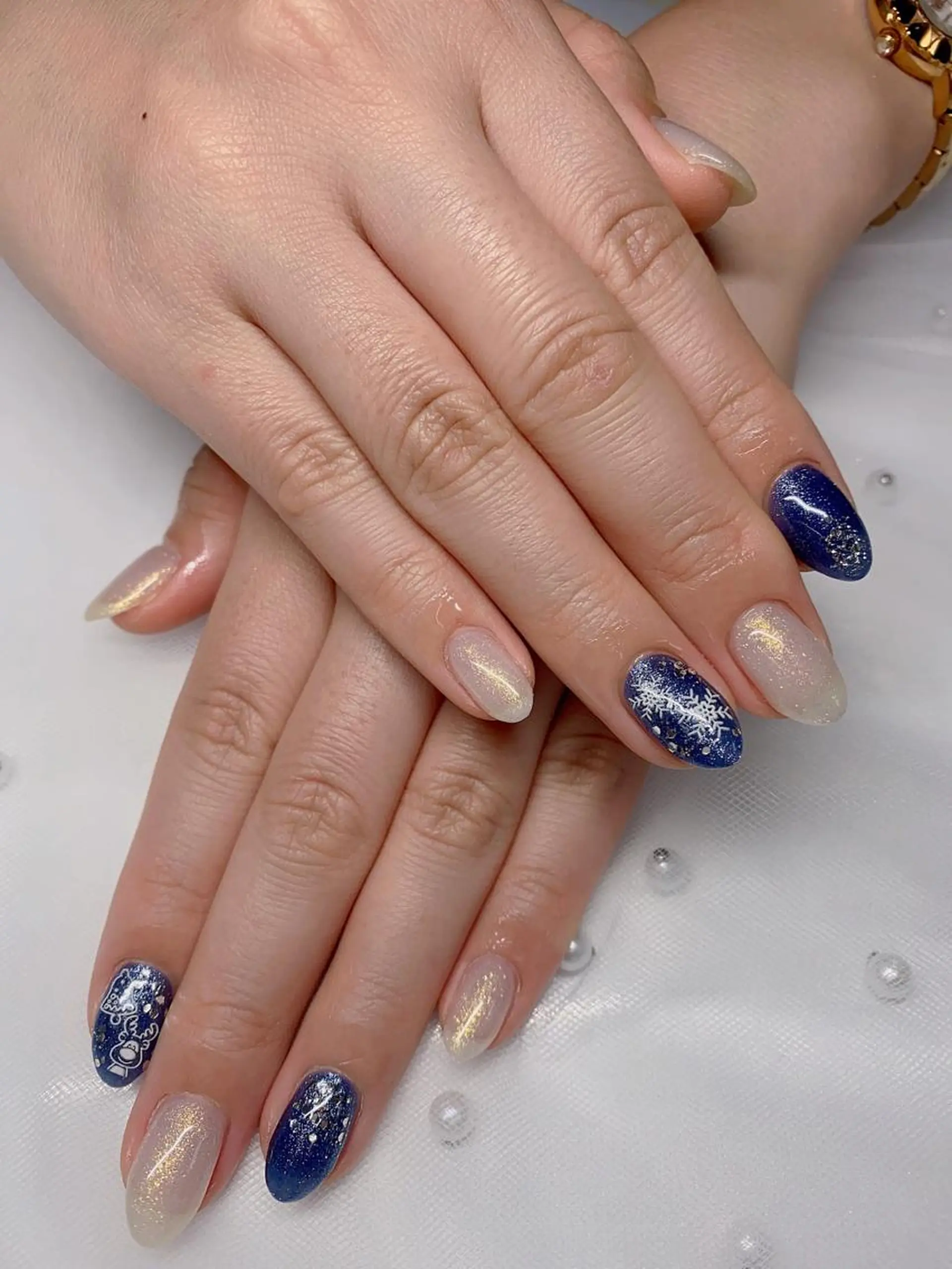 ネイル 冬ネイル クリスマス Jasmine nailsalon所属・ジャスミン ネイルサロンのネイルデザイン