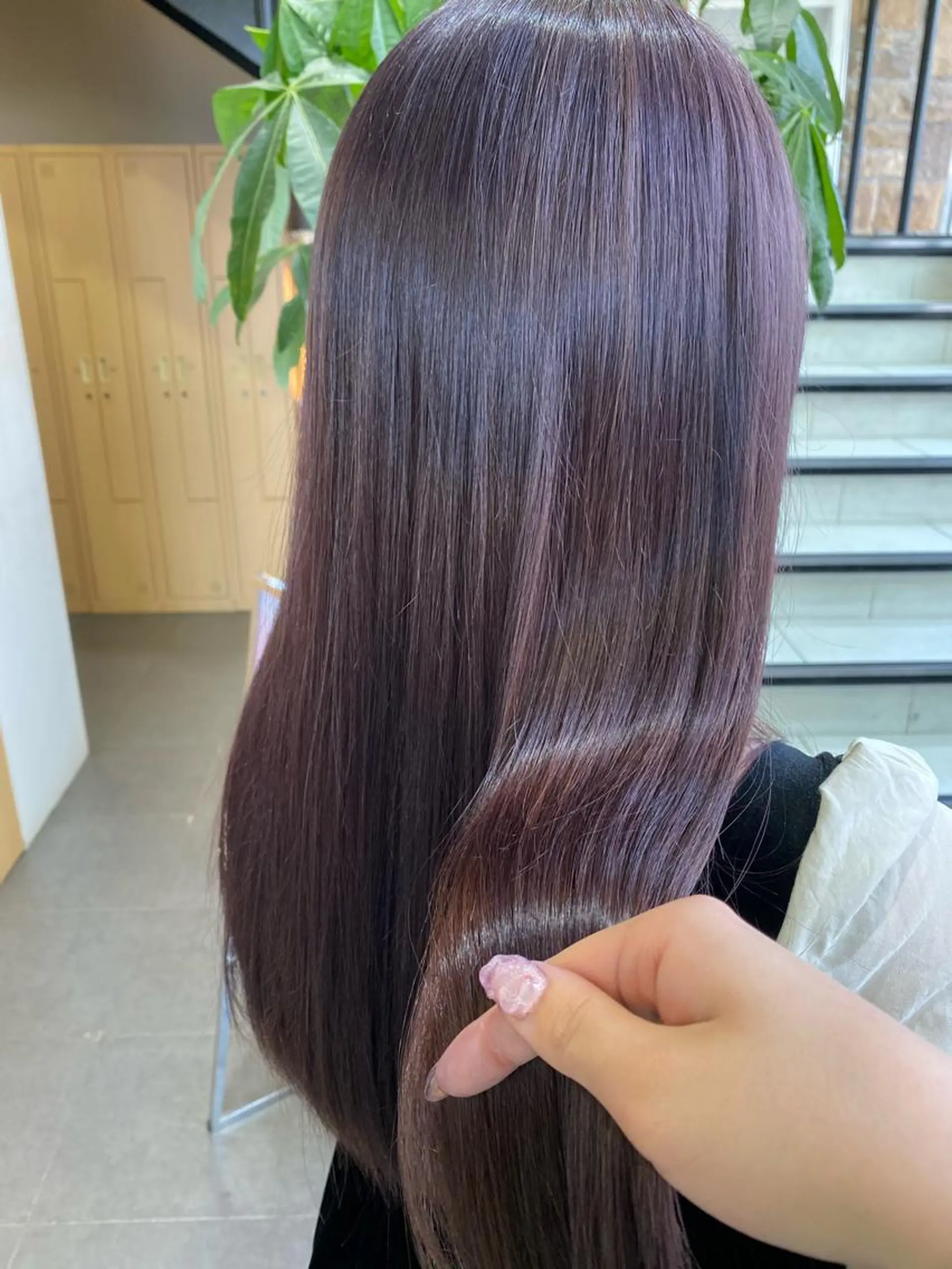 ロング カラー ヘアアレンジ TSUNA 🌙 Lim 五反田のマツエク・マツパデザイン