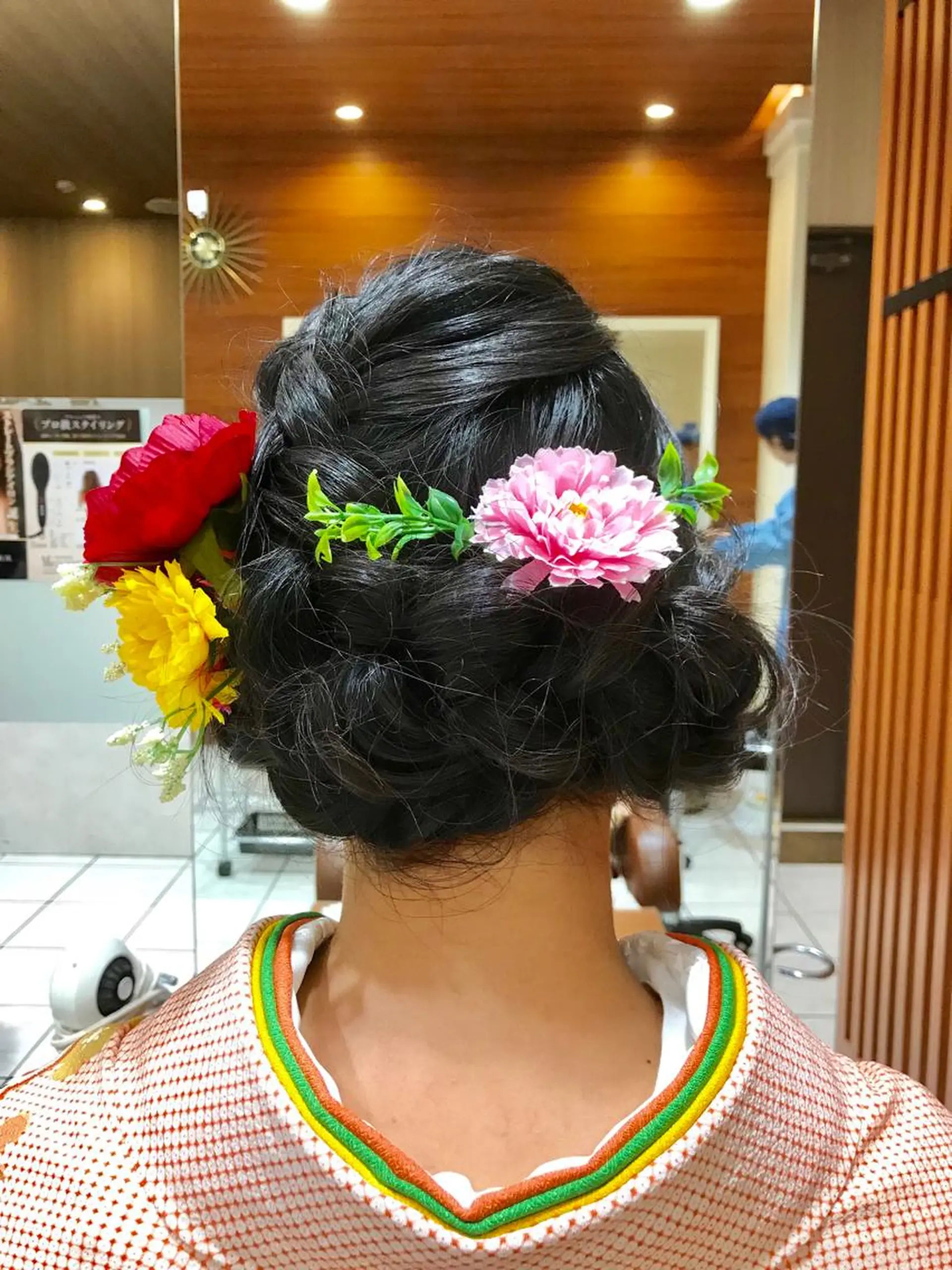 ヘアアレンジ 成人式 テラモト カズヨシのヘアスタイル