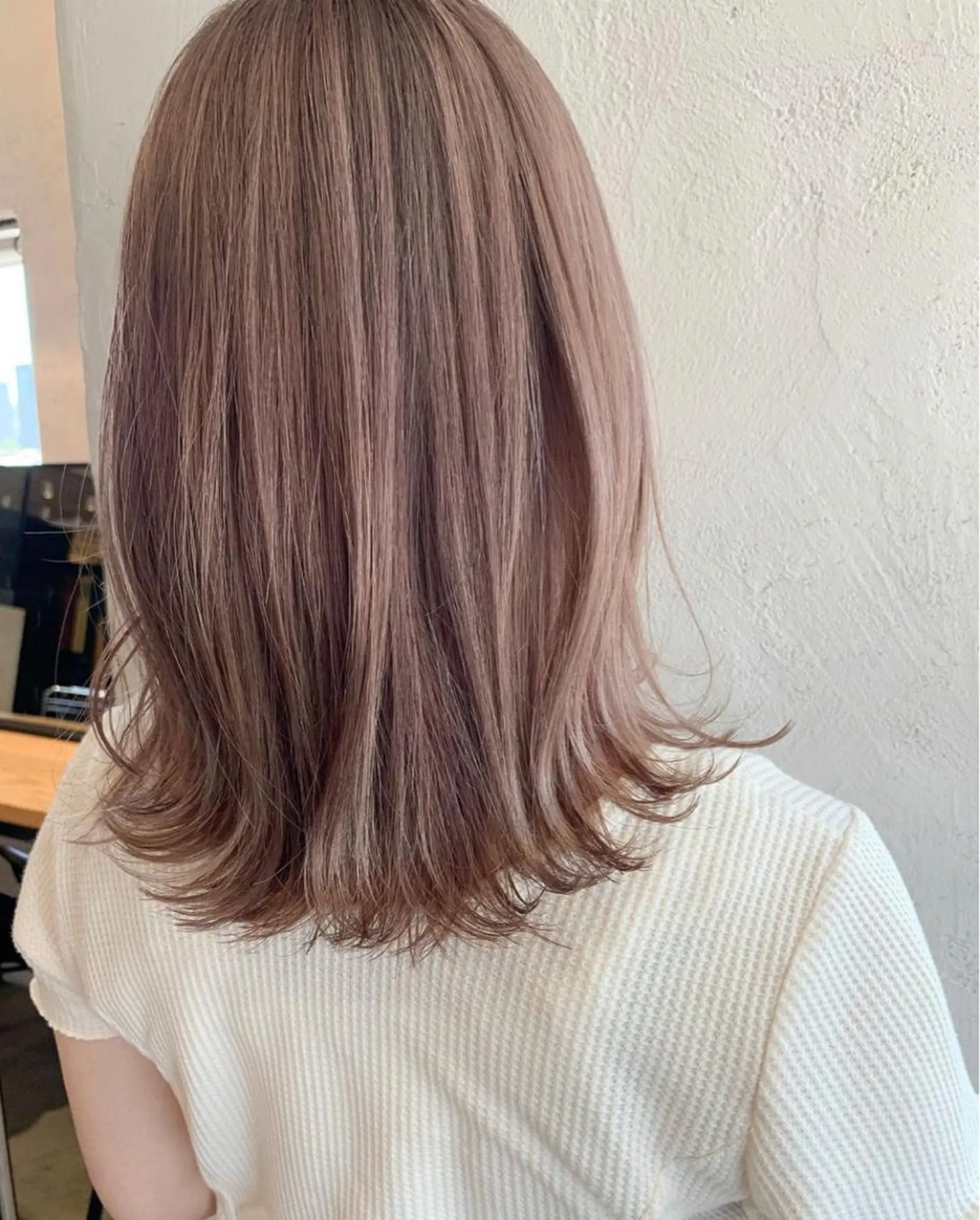 ミディアム カラー ベージュカラー ブリーチ ラベンダーカラー ラベンダーベージュ ヘアカラー トリートメント 似合わせ特化🌷 kasumiのヘアスタイル