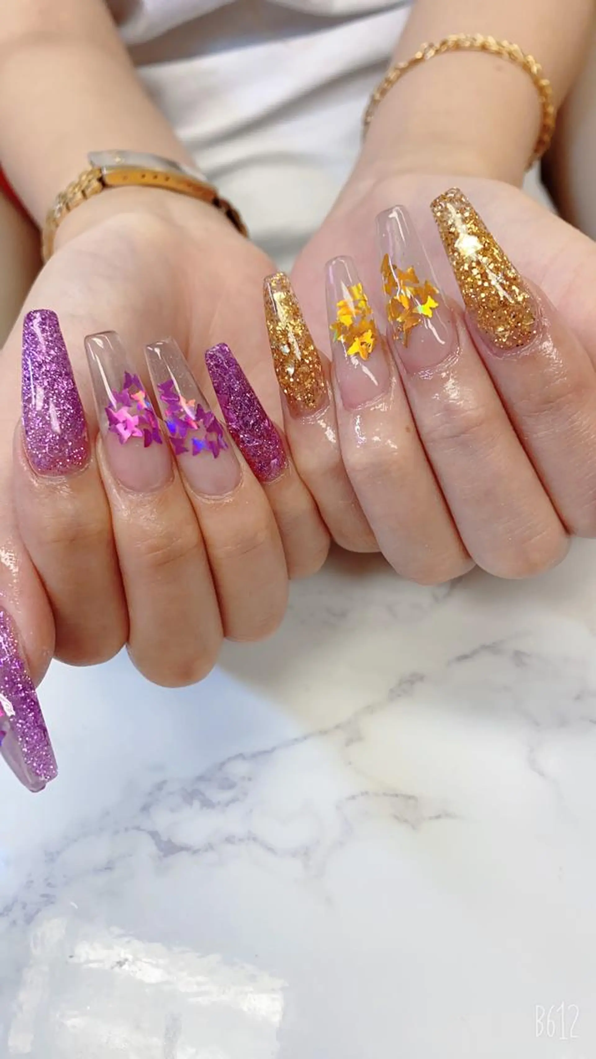 ロング JNA認定講師🌸 RIEのネイルデザイン