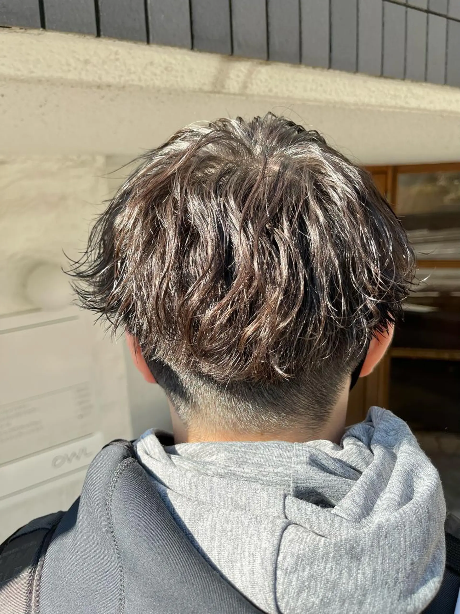 パーマ メンズ メンズパーマ 波巻きパーマ パーマ 透明感カラー/ ブリーチ無し/RYOのヘアスタイル