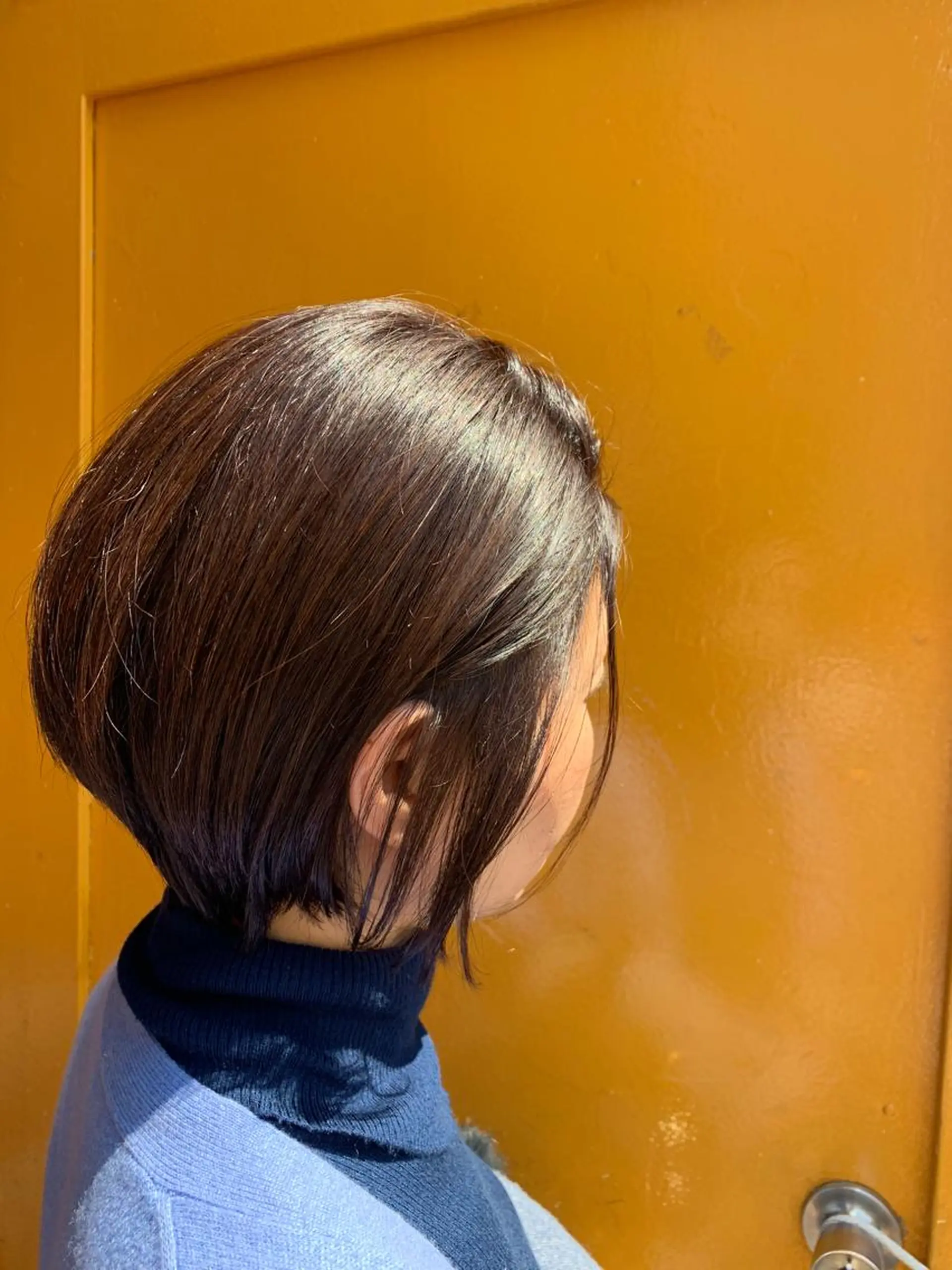 ショート カラー ボブ 落合 優樹のヘアスタイル