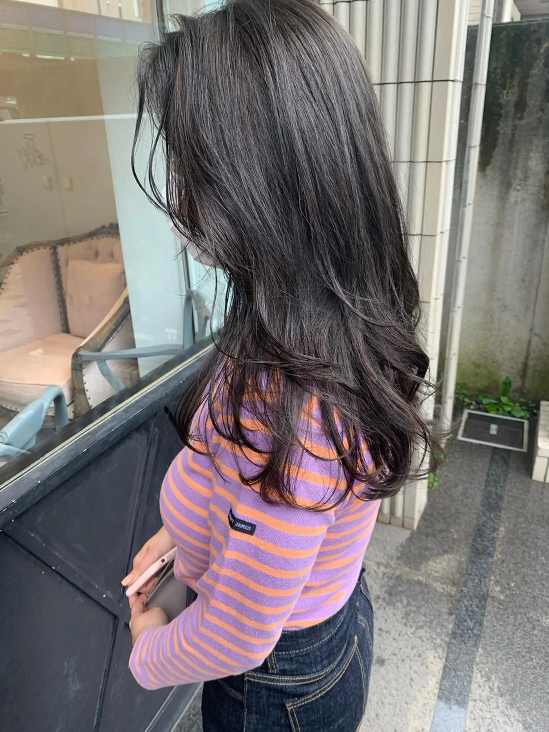 ロング カラー SAKINO. ベージュカラーのヘアスタイル