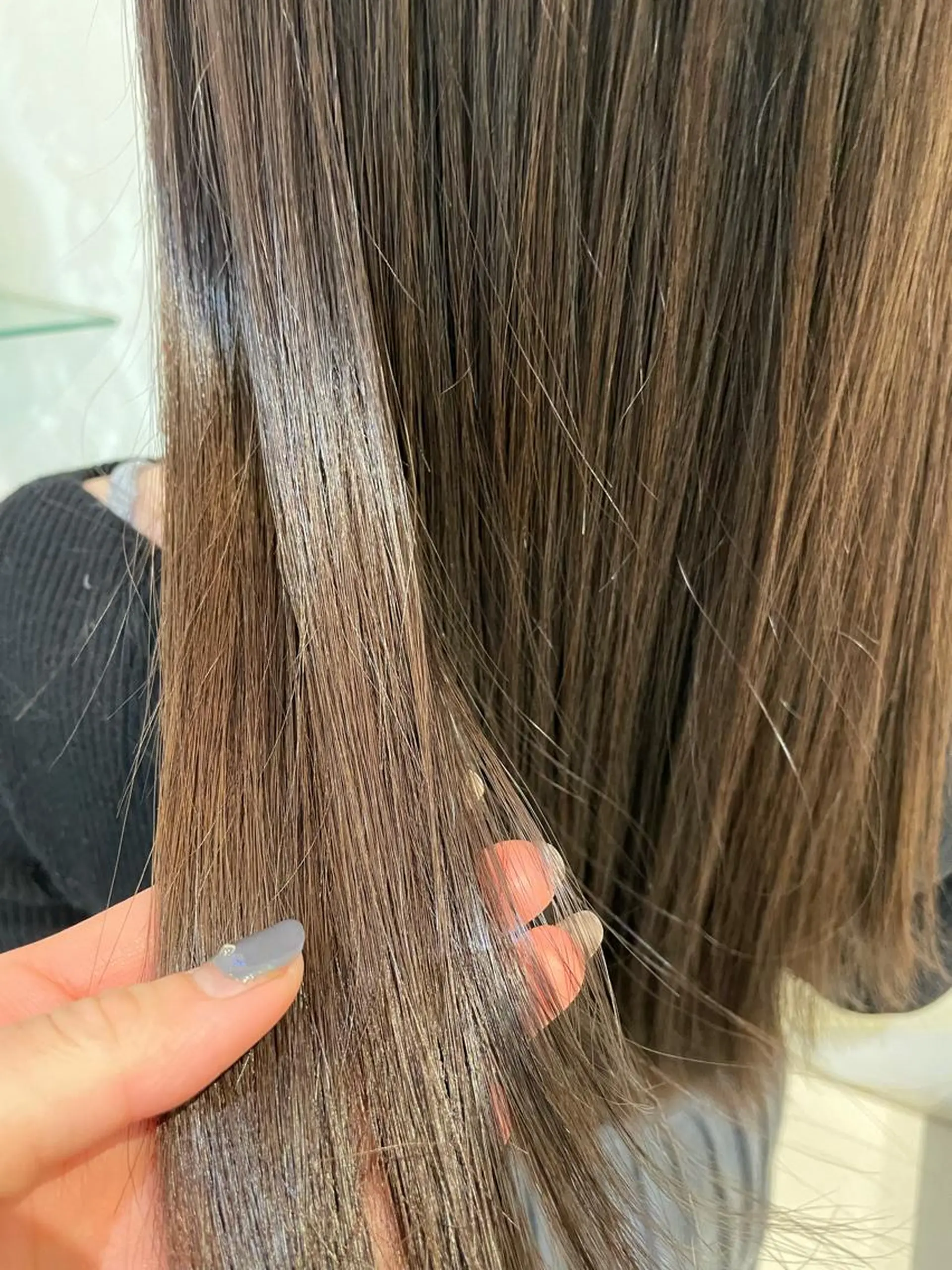 カラー 髪質改善カラー🤍 エクステ✨君島由実子のヘアスタイル