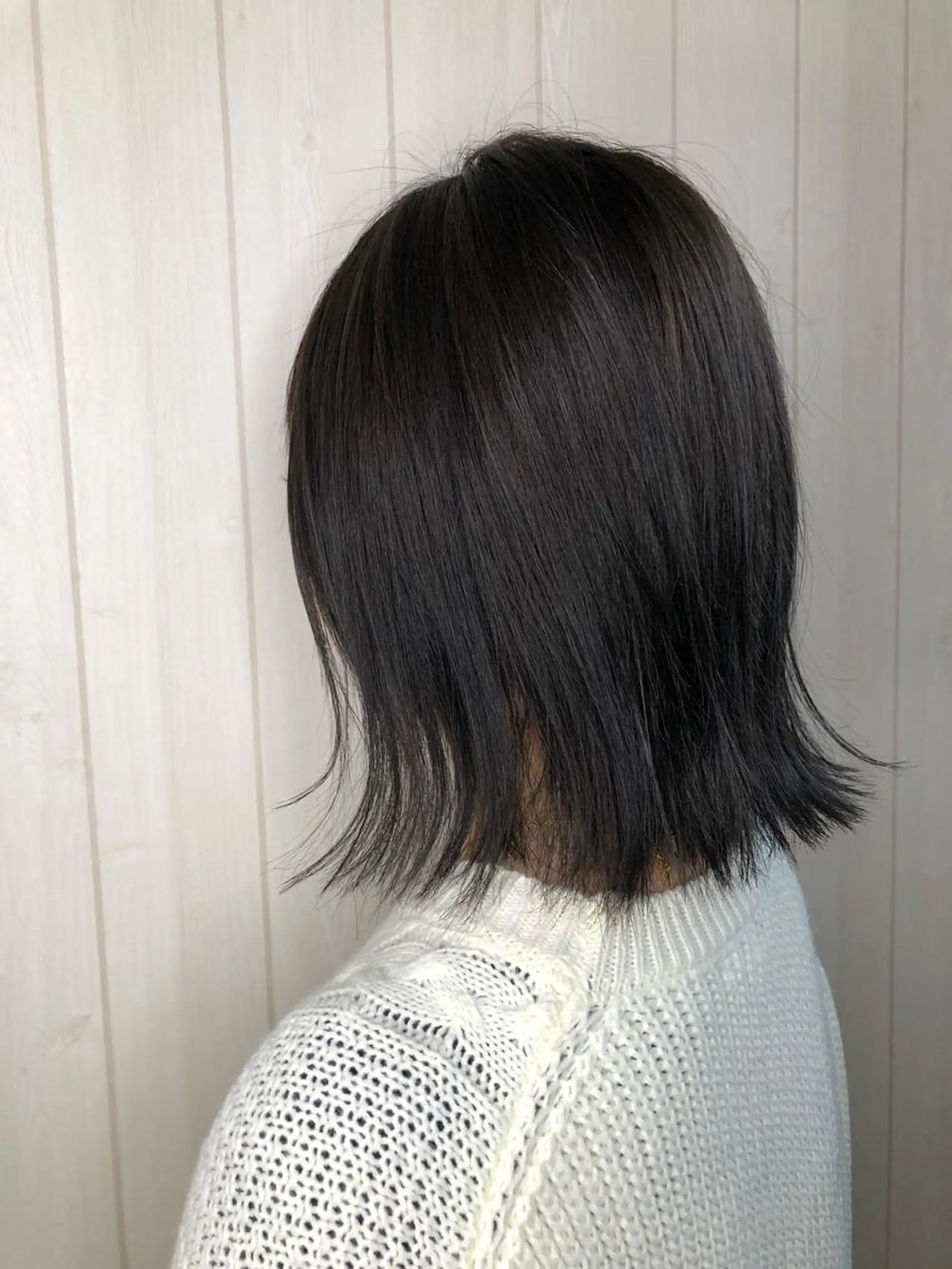 ミディアム カラー アッシュ ブルーカラー ブルーアッシュ ヘアカラー 大栗 佑也  髪質改善のヘアスタイル