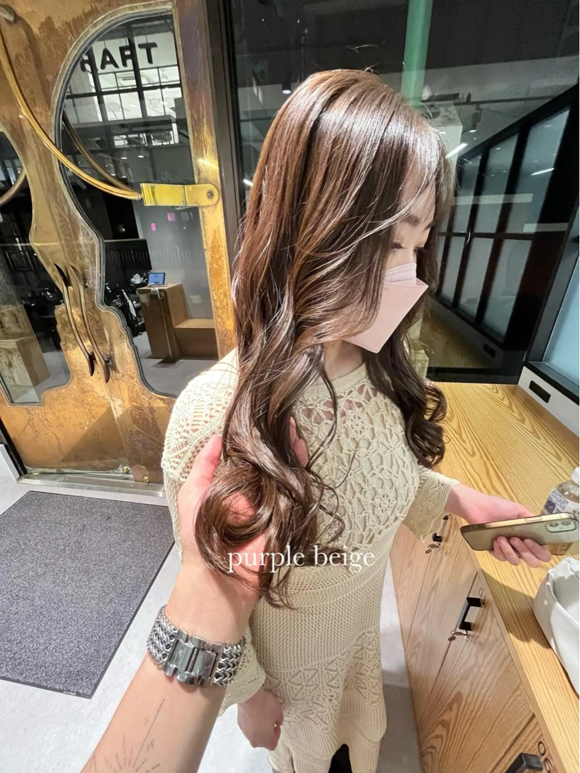 ロング カラー カット ヘアカラー 縮毛矯正 トリートメント レイヤー/髪質改善/ 美髪矯正/手塚凌のヘアスタイル