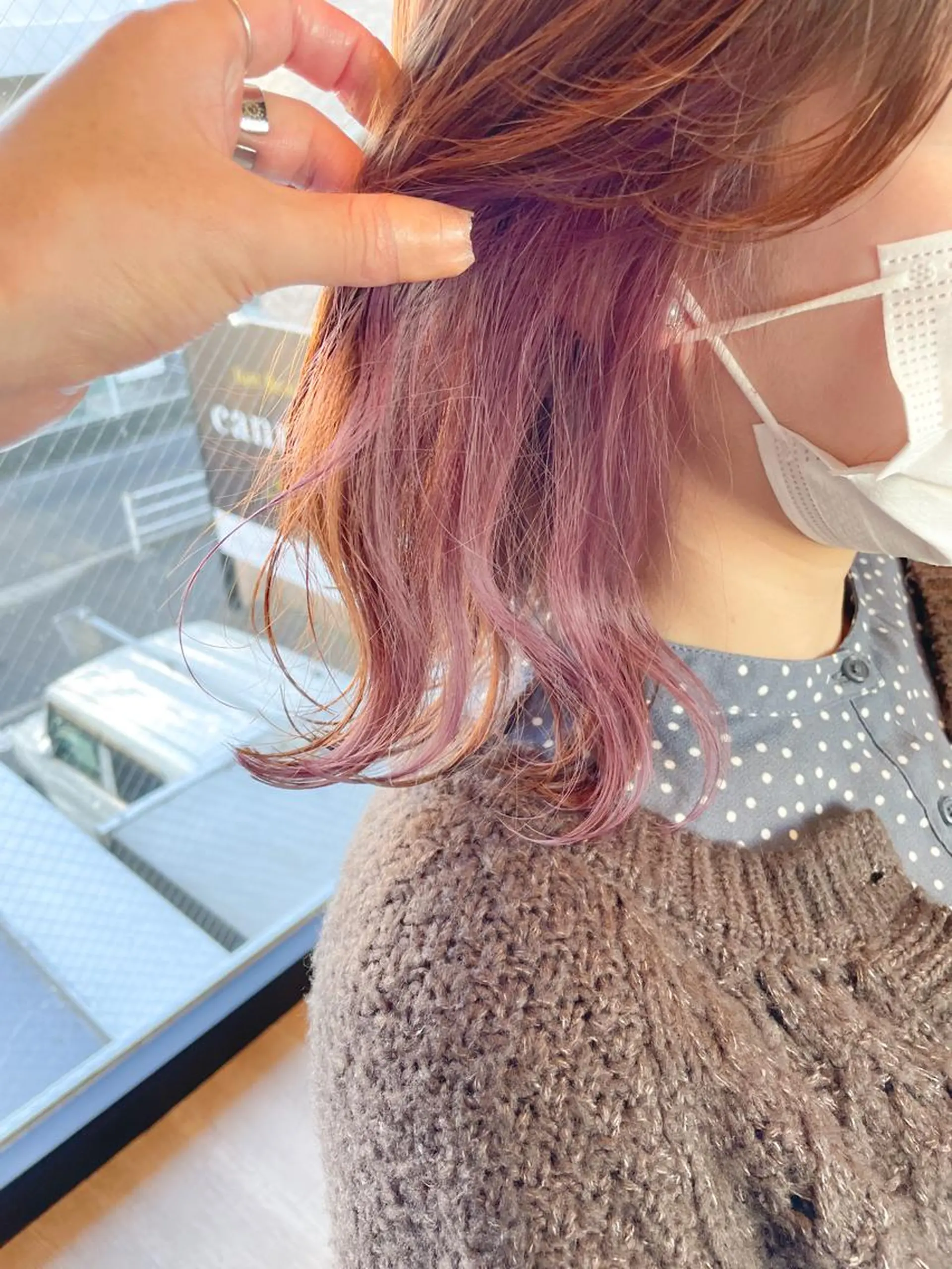 ショート カラー ピンクカラー ヘアカラー 髪質改善/ブリーチ 田代 龍我のヘアスタイル