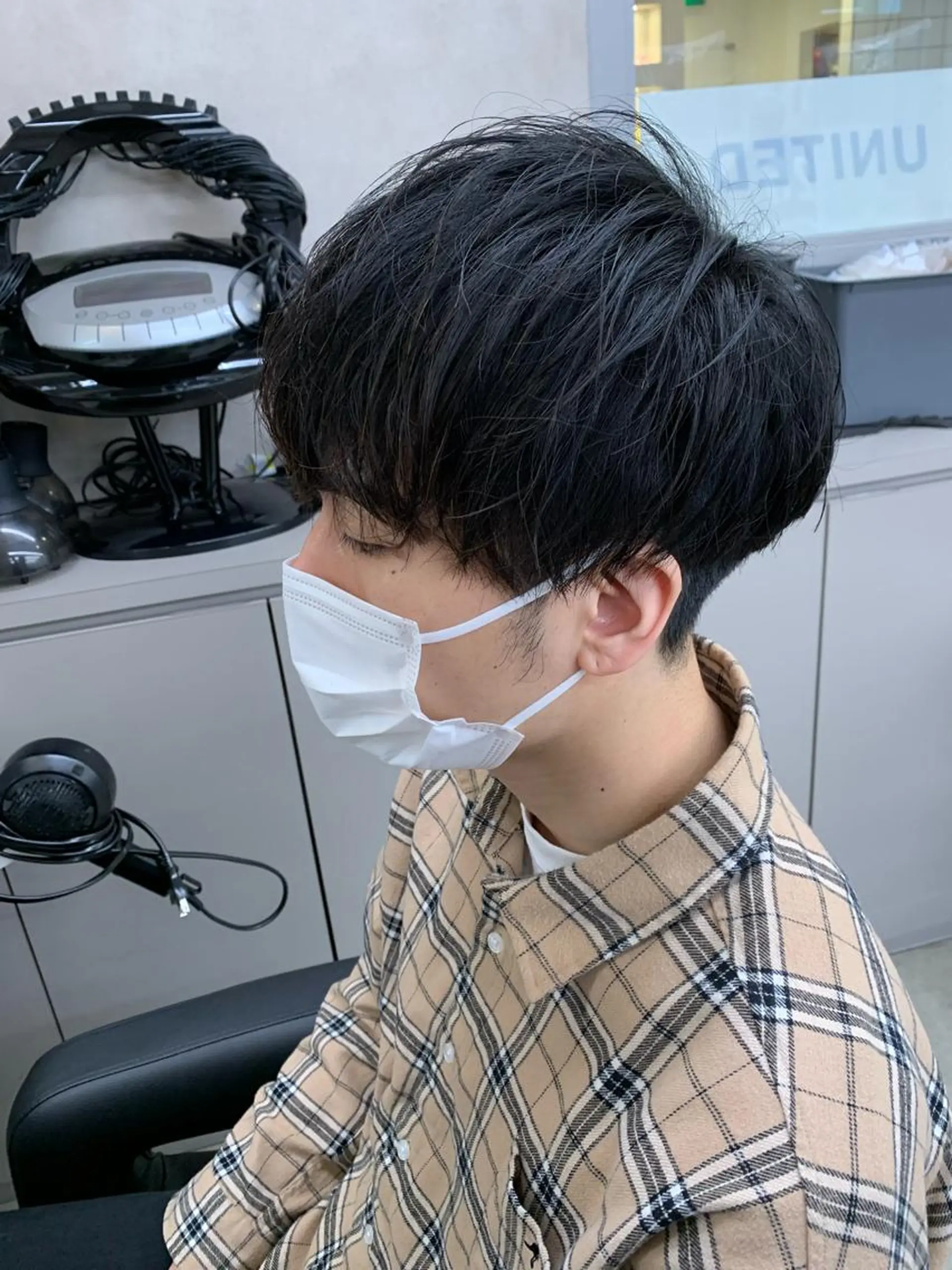 ショート カラー パーマ メンズ メンズパーマ特化 TAIGAのヘアスタイル