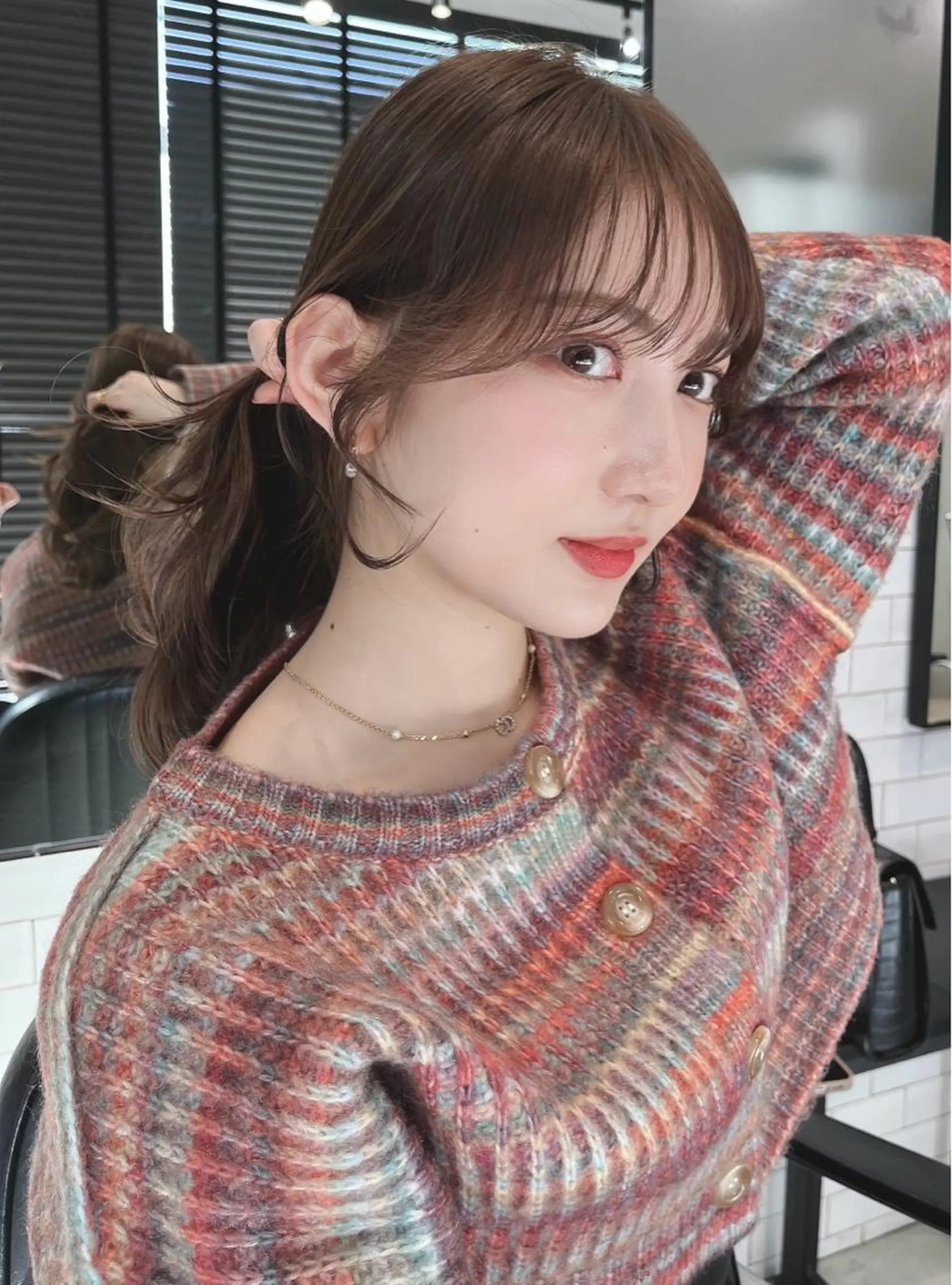 ロング カット ヘアカラー トリートメント 🌫️大人韓国ヘア 🌫️naoyaのヘアスタイル