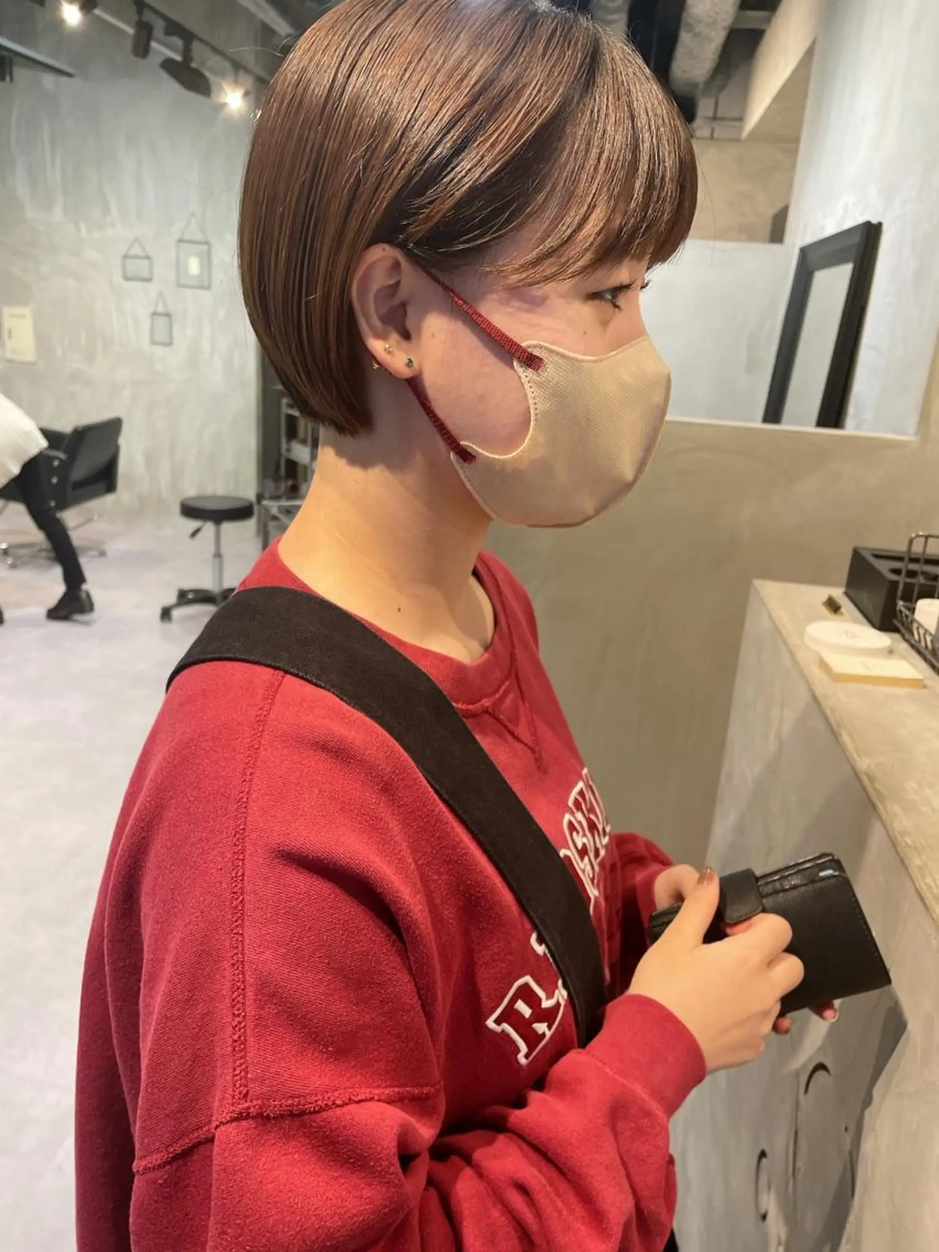 ショート カット ヘアカラー ヤマモト マイのヘアスタイル