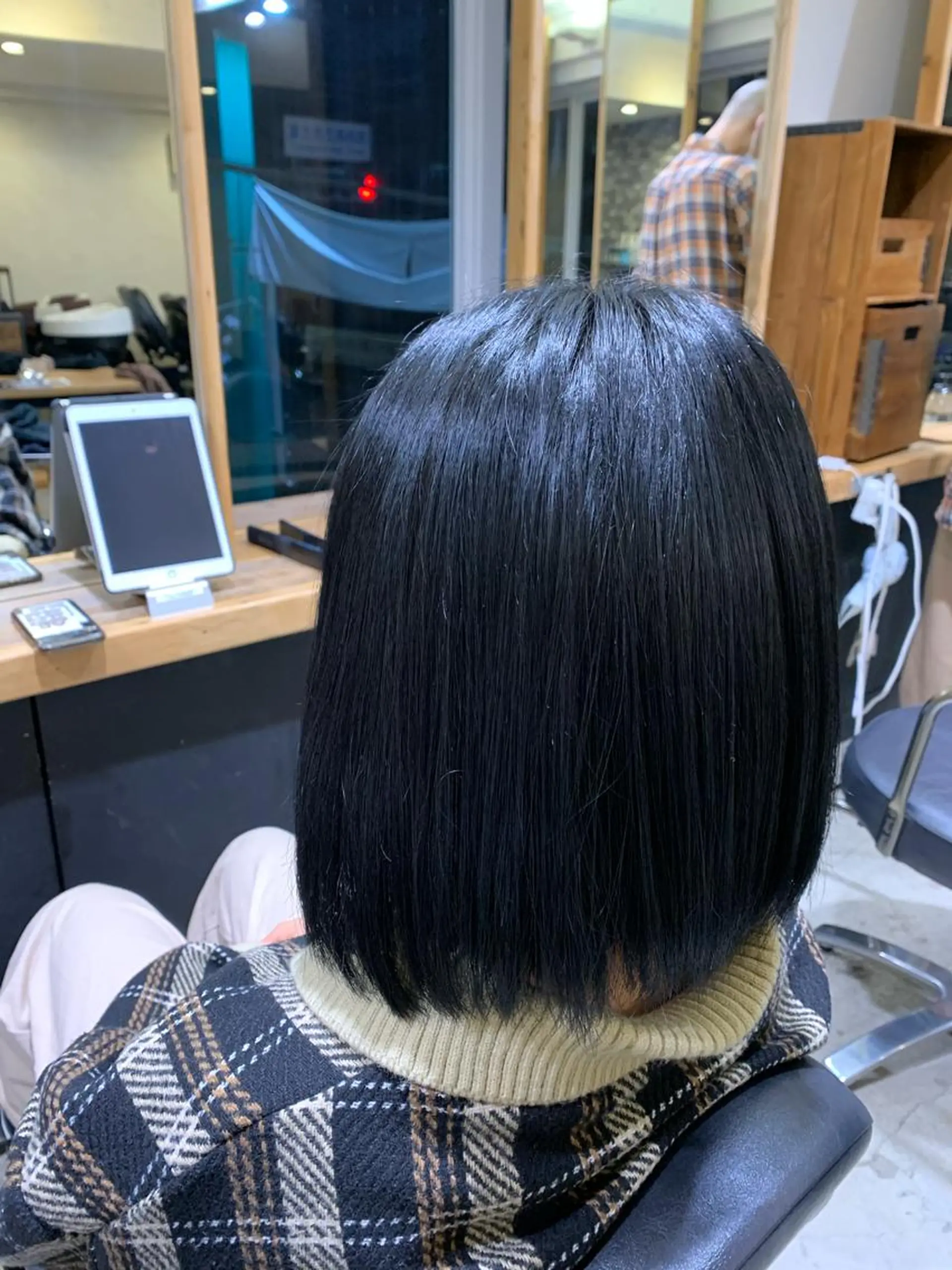 ミディアム カラー ヘアアレンジ メンズ ネイル アッシュ ブルーカラー ネイビーカラー ブルー ネイビー Sia中野新橋 『JUNYA』のヘアスタイル