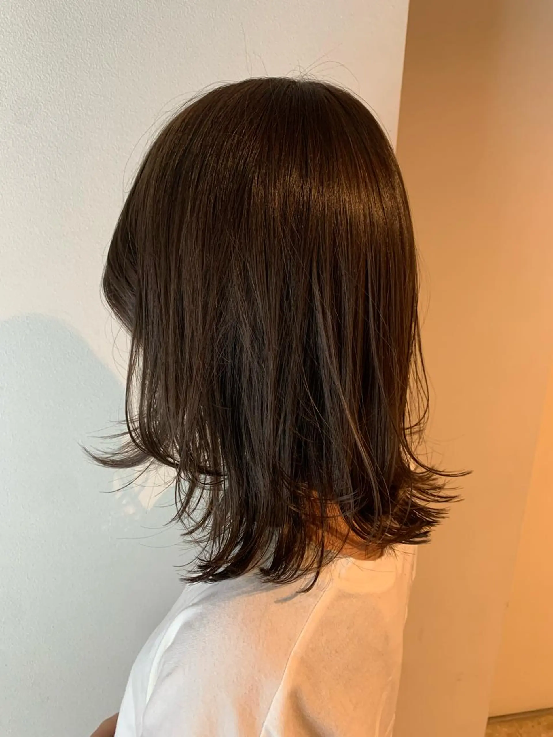 ミディアム うしだ かおるのヘアスタイル