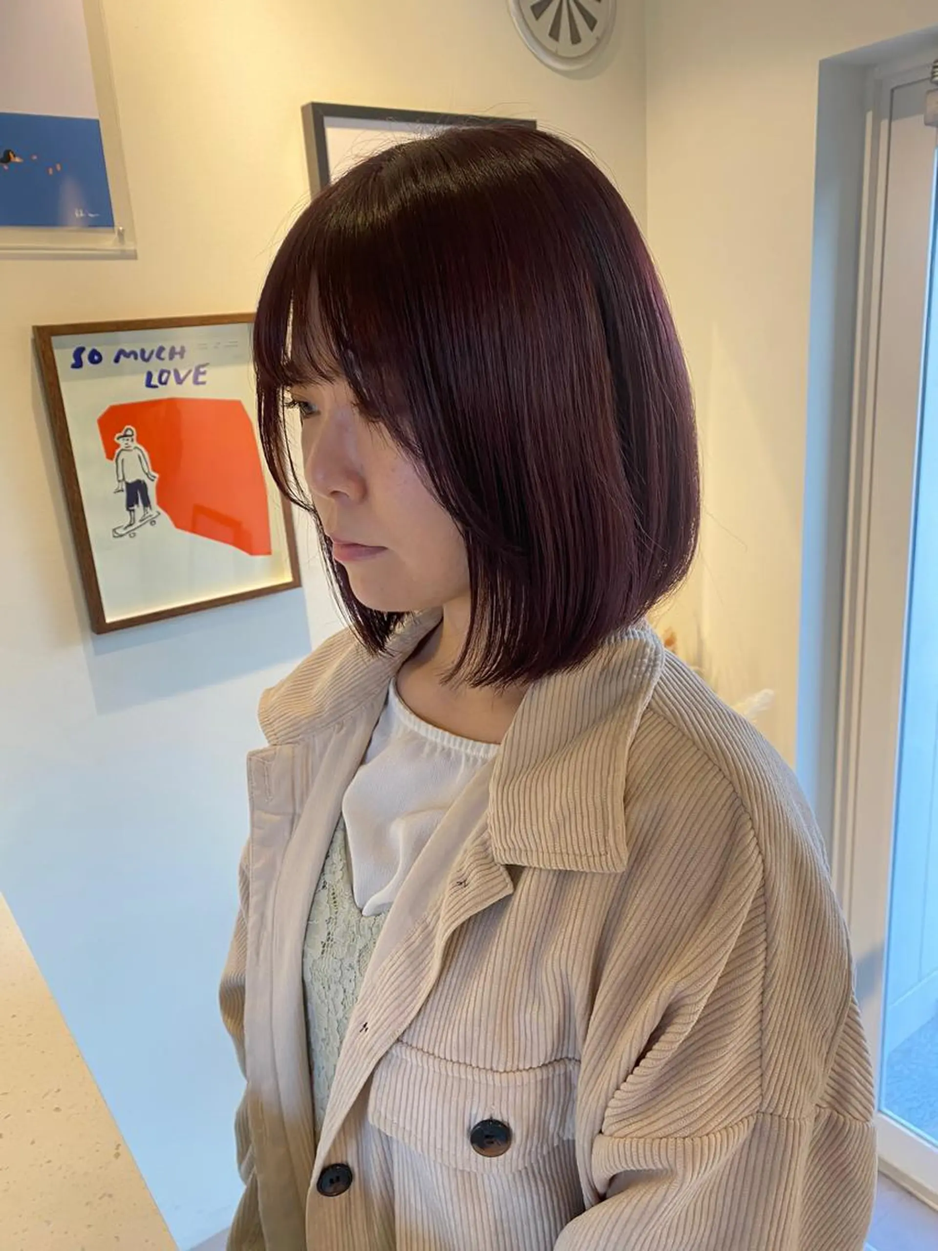 ミディアム カラー 当日予約大歓迎💗 依田瑞希のヘアスタイル