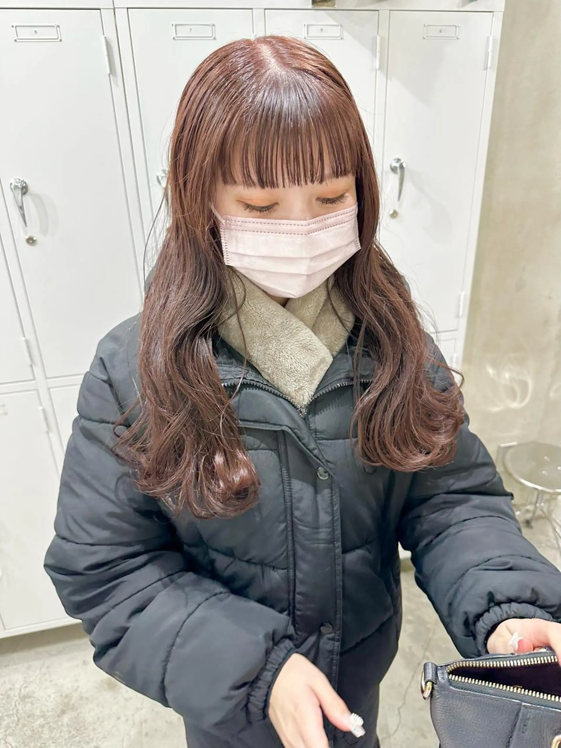 ミディアム カラー カット ヘアカラー トリートメント ヘアセット kai .のヘアスタイル