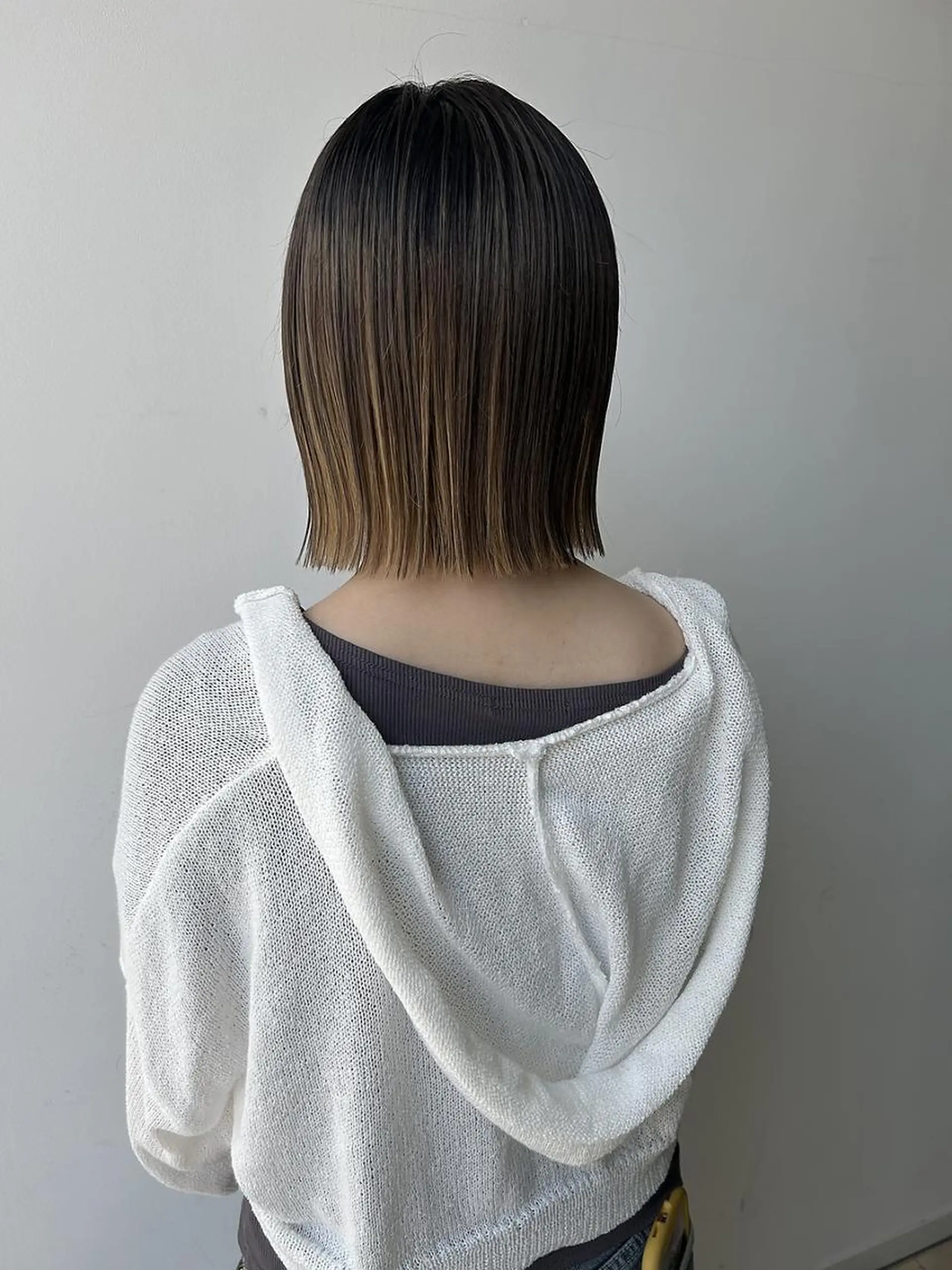 ショート カット ヘアカラー 勝野夏希/ハイトーン /ベージュ/松本のヘアスタイル