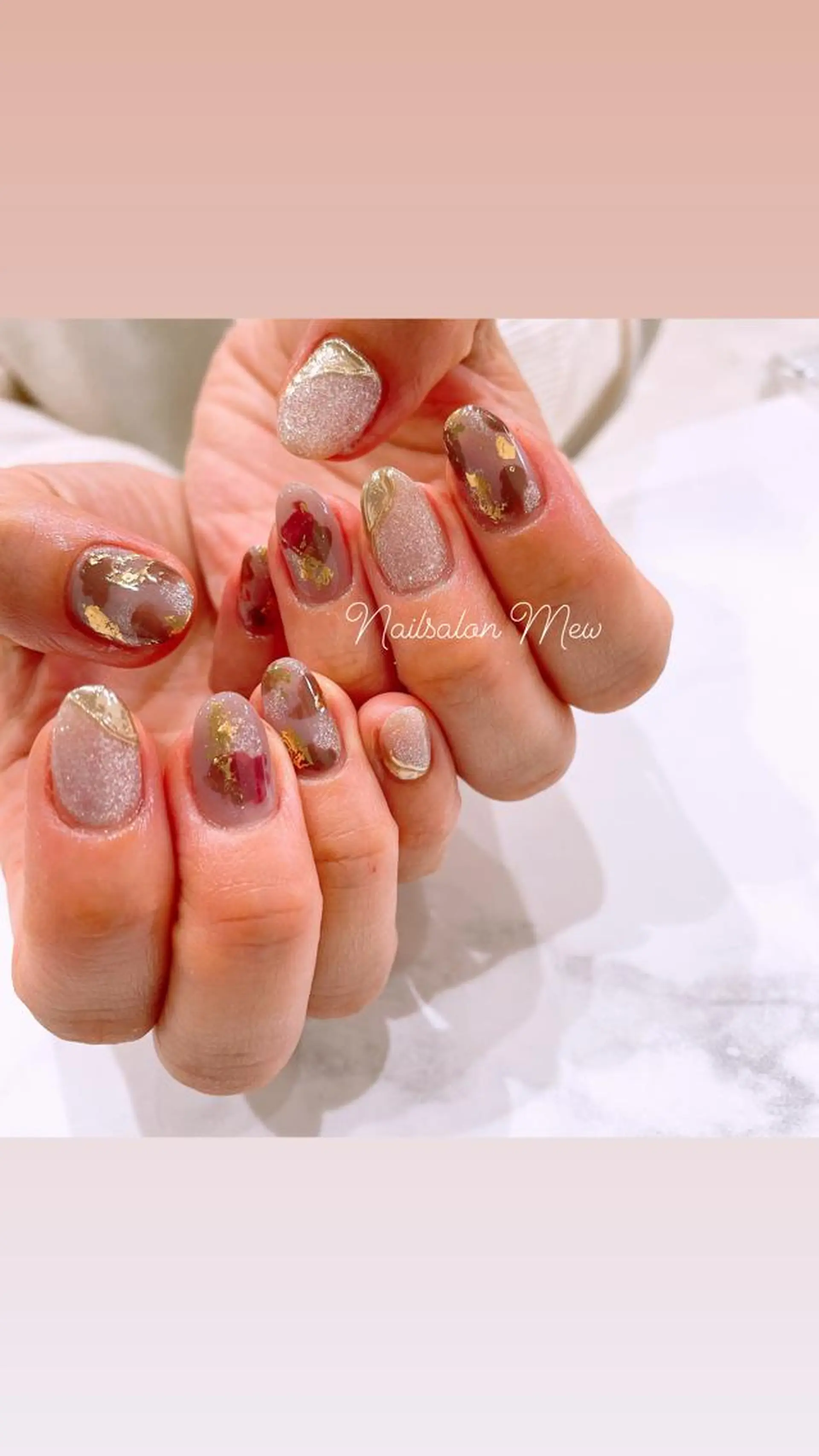 ネイル Nailsalon Mew❤︎のネイルデザイン