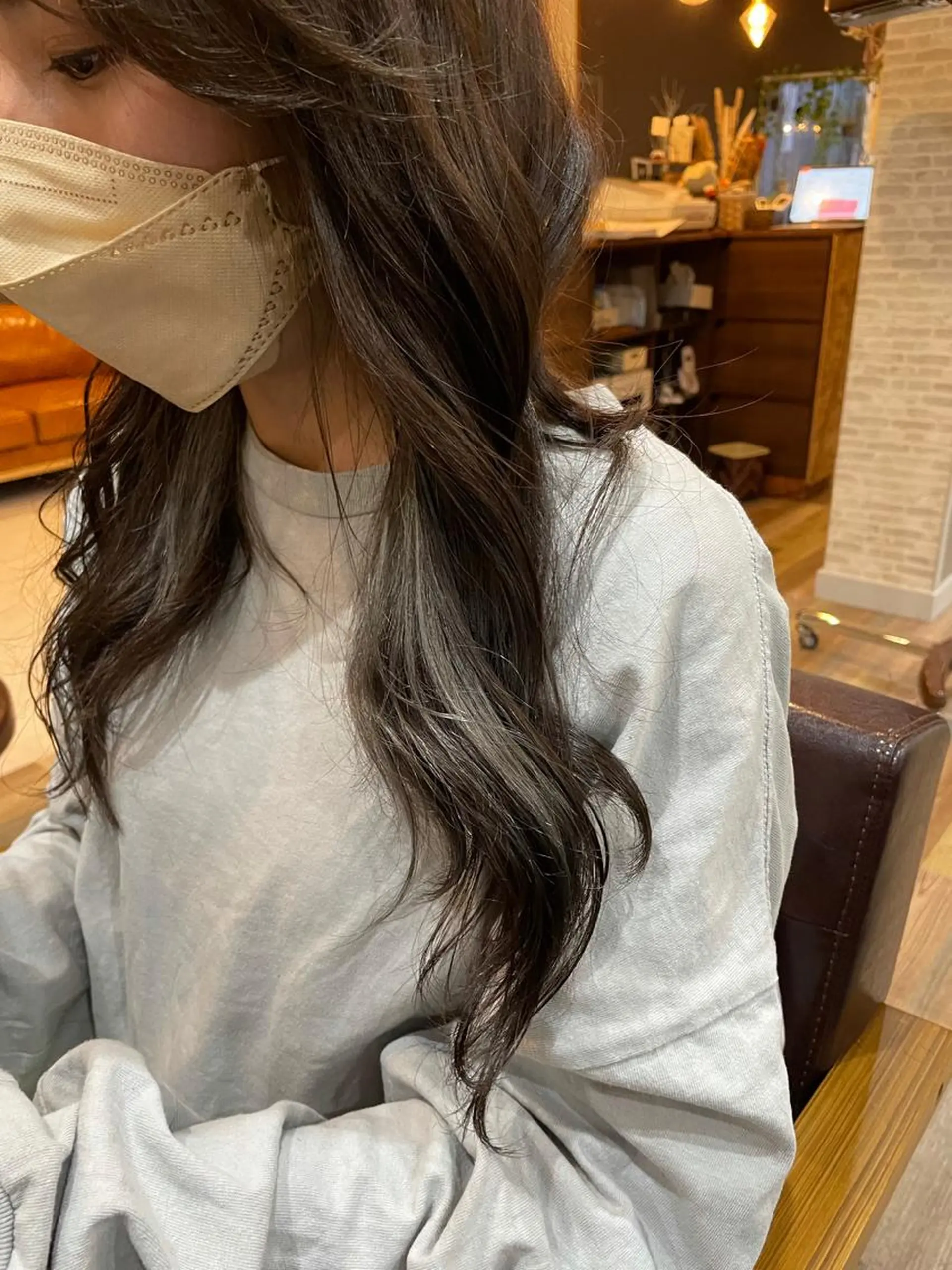 セミロング カラー hachinana所属・似合わせhair🌼 misakiのヘアスタイル