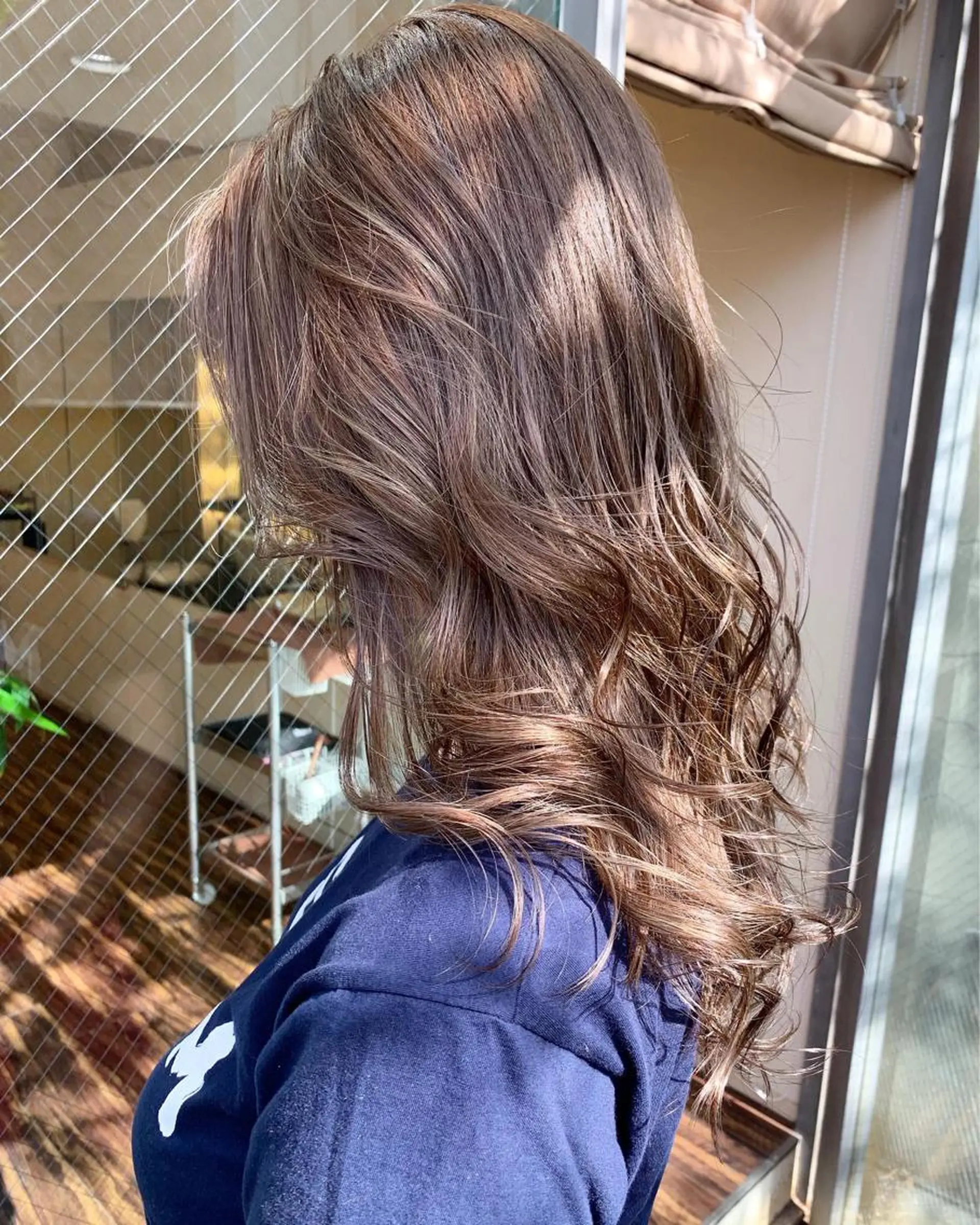 ミディアム カラー ハイライトカラー ハイライト 髪質改善サロン 心斎橋ARCHEのヘアスタイル