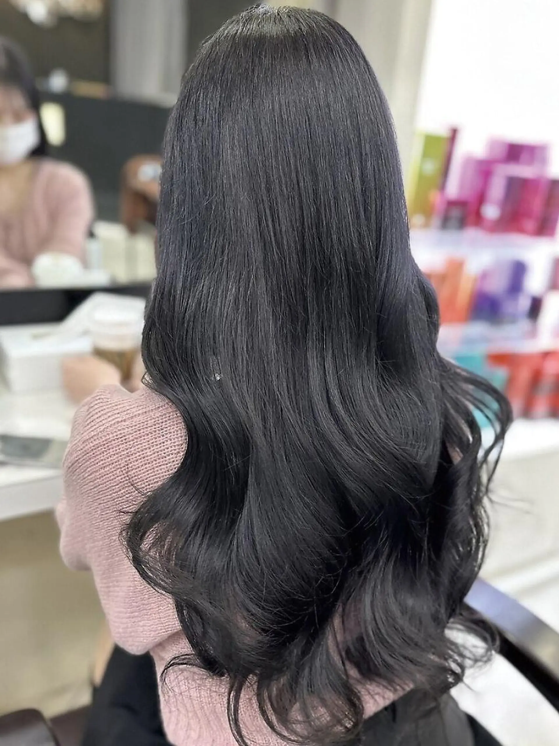 カラー カット ヘアカラー トリートメント 💎馴染むエクステ× 縮毛矯正TOMO💎のヘアスタイル