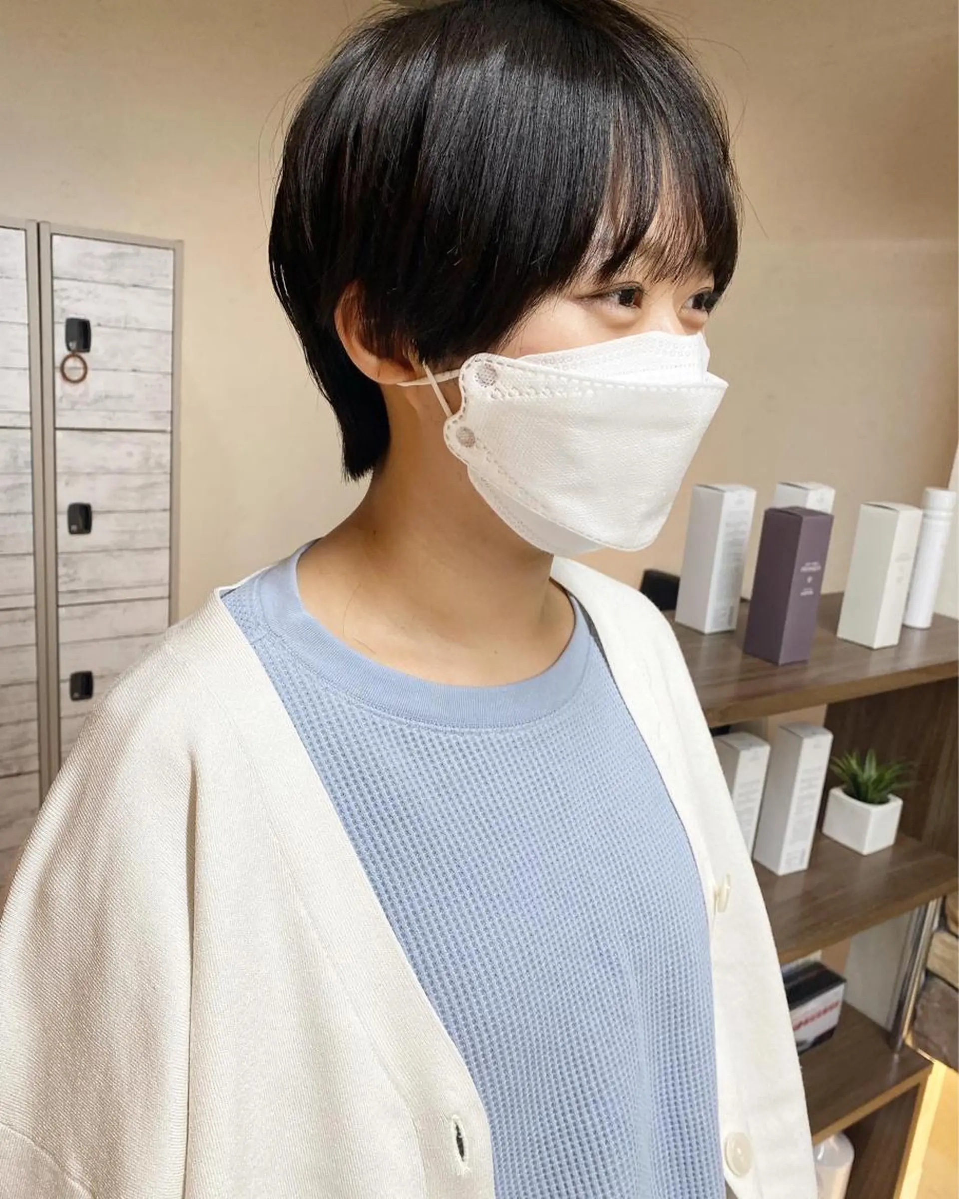 ショート カット トリートメント 後藤紗英/髪質改善 /オリーブベージュのヘアスタイル