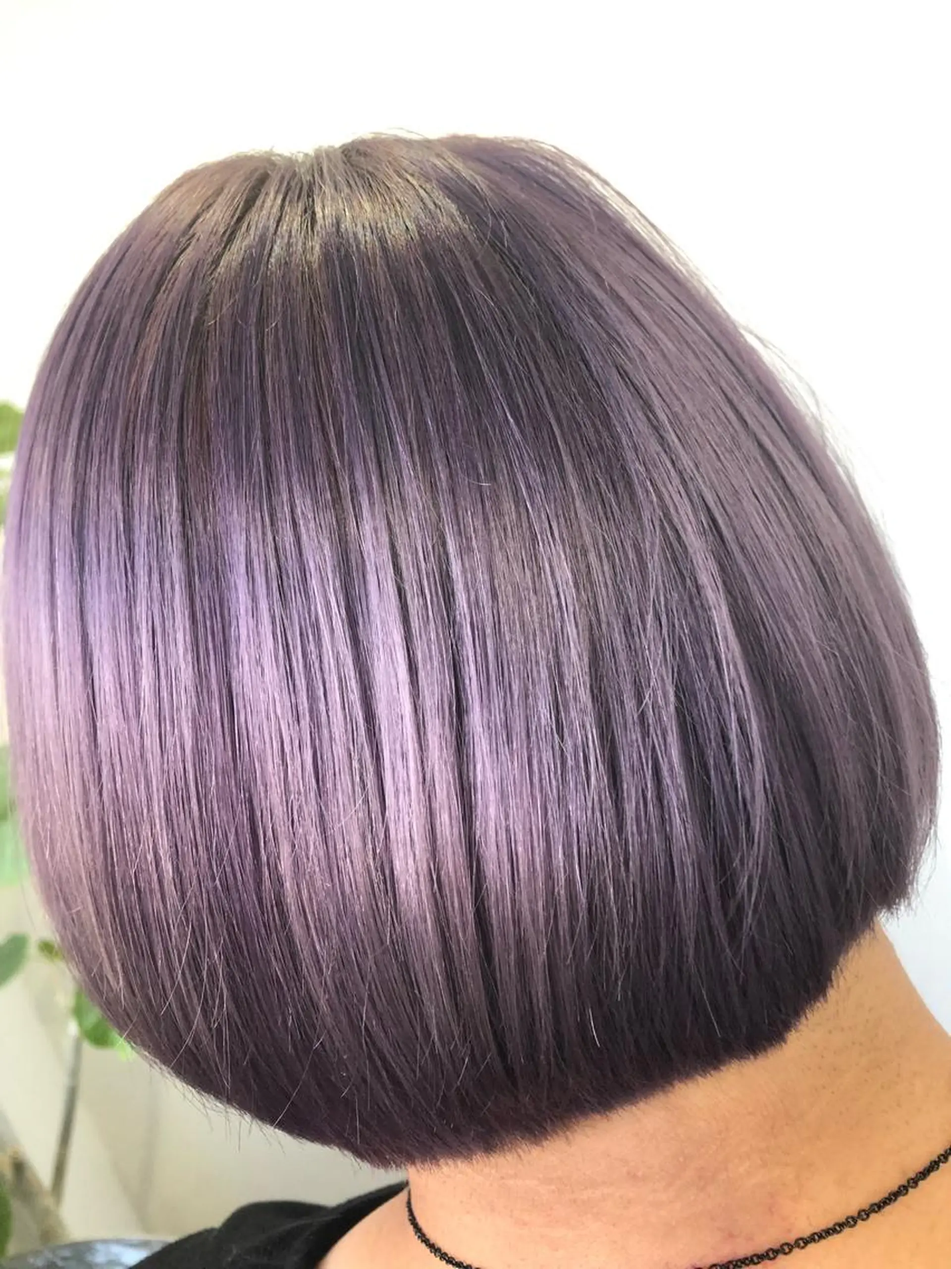 ミディアム カット ヘアカラー ブリーチ毛縮毛矯正 👑山口のヘアスタイル