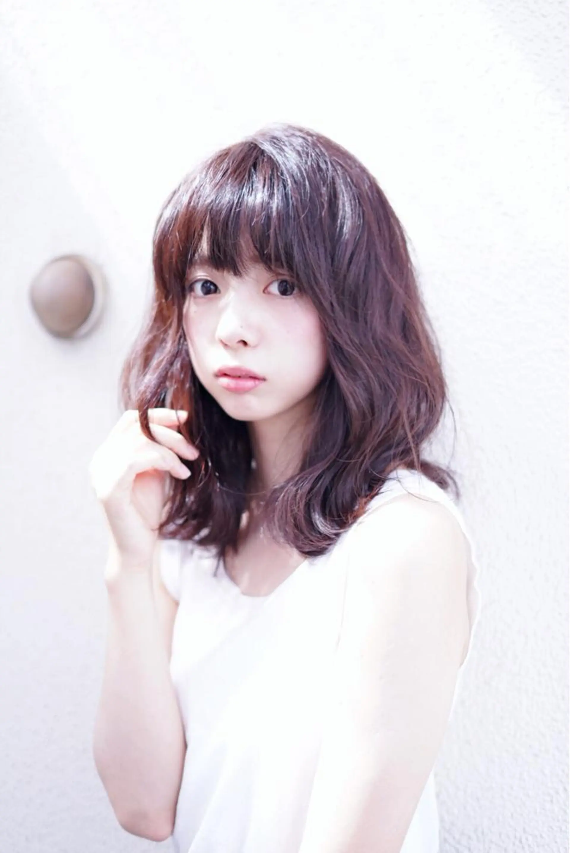 ミディアム カラー パーマ ヘアアレンジ カット トリートメント 牛田 玲菜のヘアスタイル