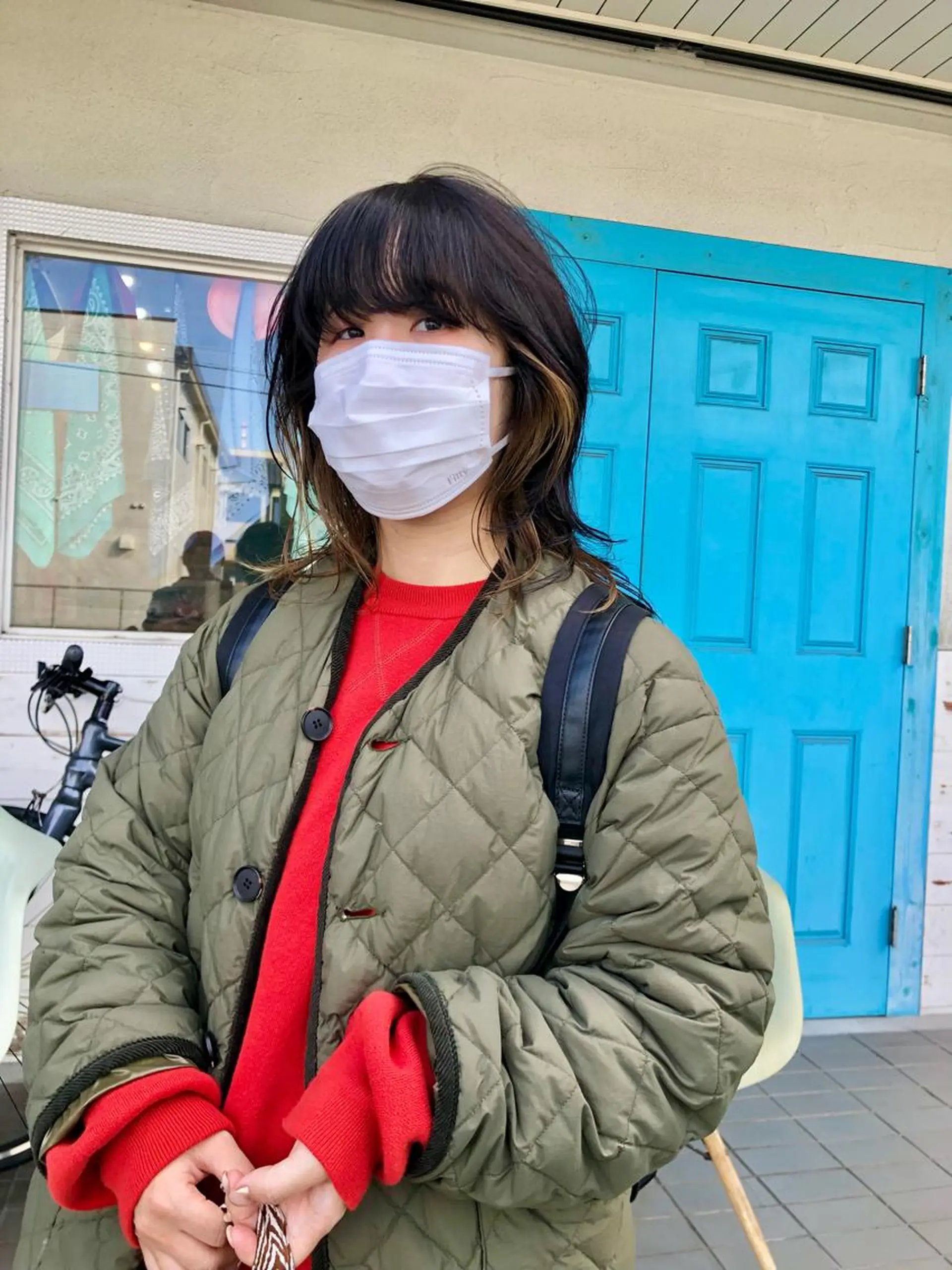 ミディアム カラー インナーカラー 原田 慎吾のヘアスタイル