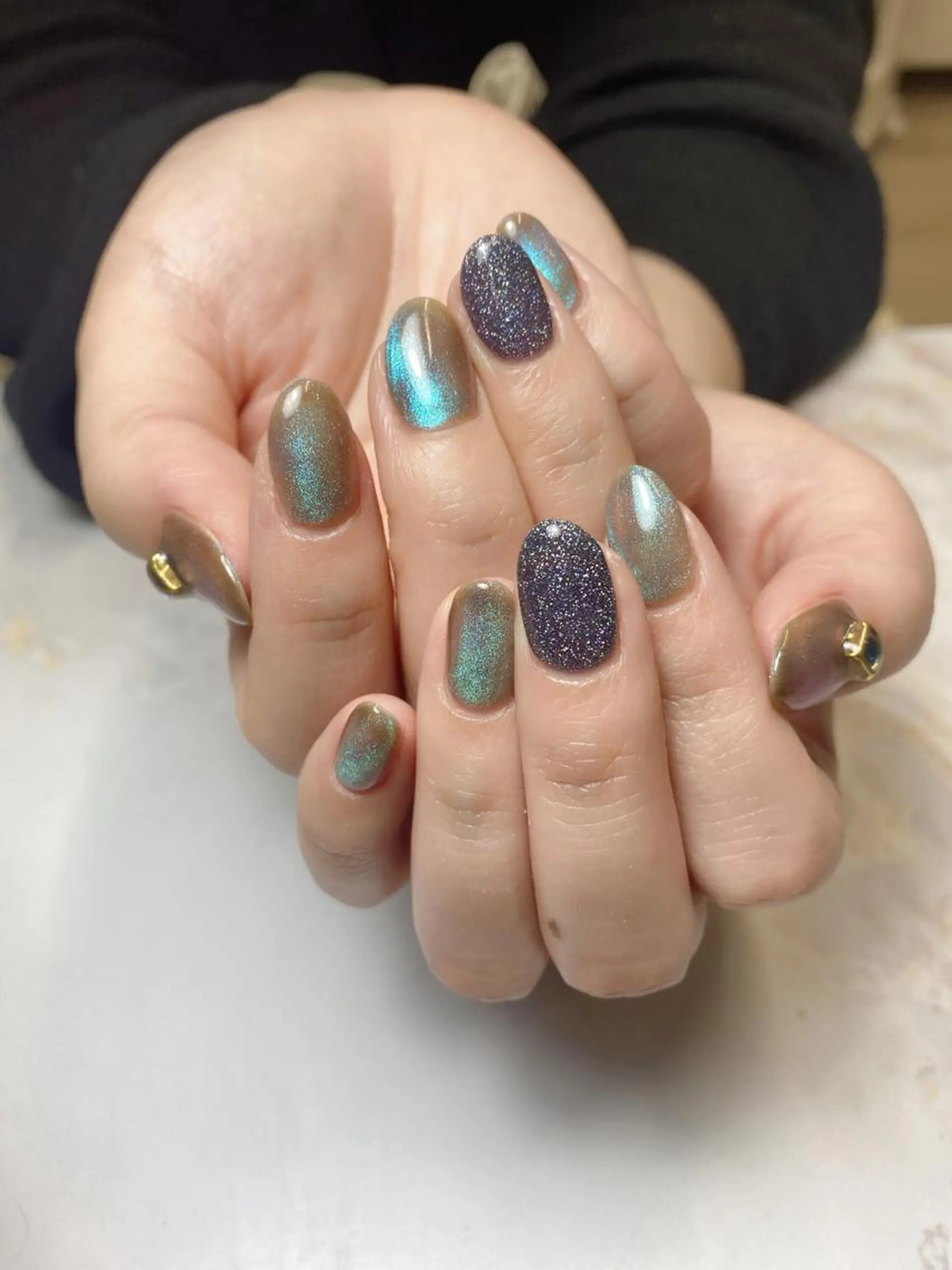 ミディアム ネイル Reonail 💕Kana💕のネイルデザイン