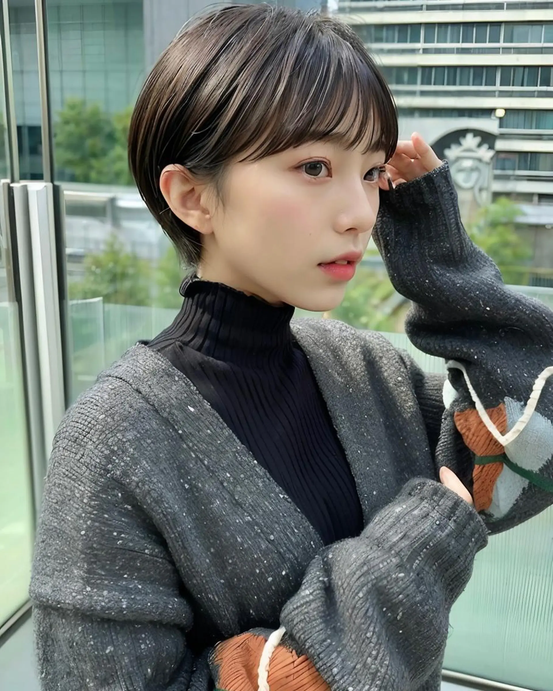ショート カット ヘアカラー トリートメント 女性が憧れる ショート/角田愛和のヘアスタイル