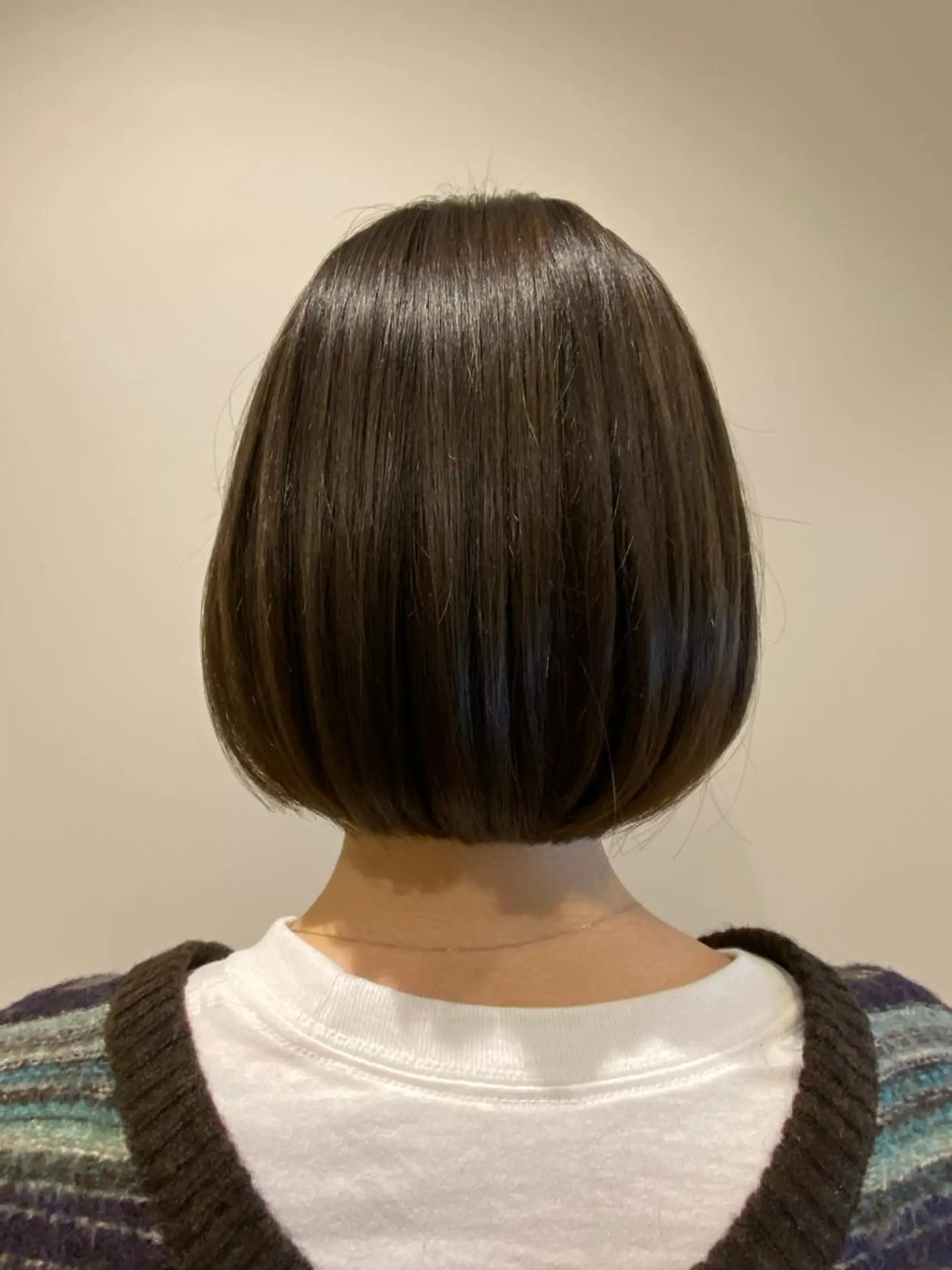 ショート カラー グレージュ ボブ 小顔カット 艶髪🌿美髪 大塚礼乃【西荻窪】のヘアスタイル