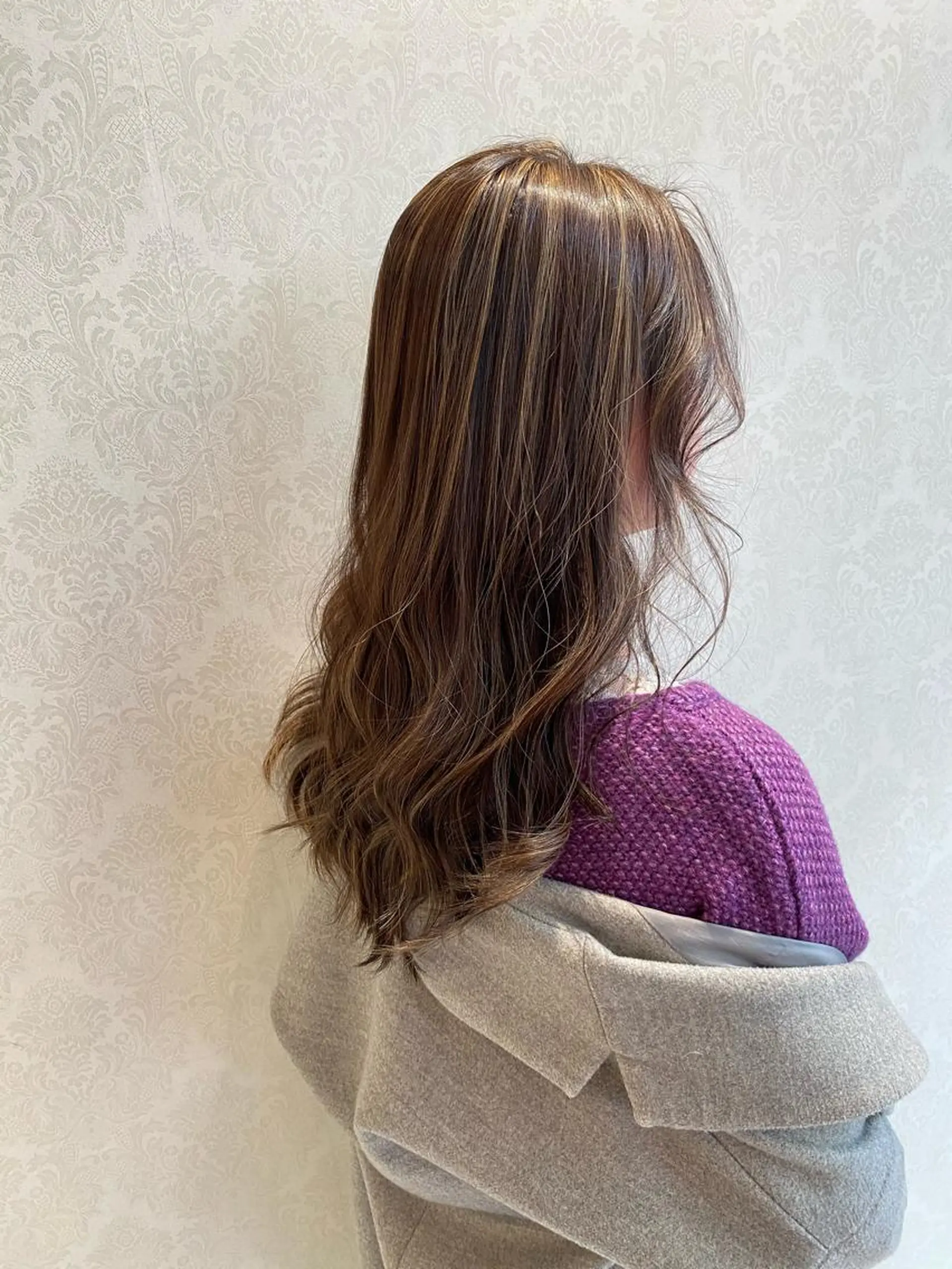 ロング カラー デザインカラー デザインカラー✨新倉 佑奈のヘアスタイル