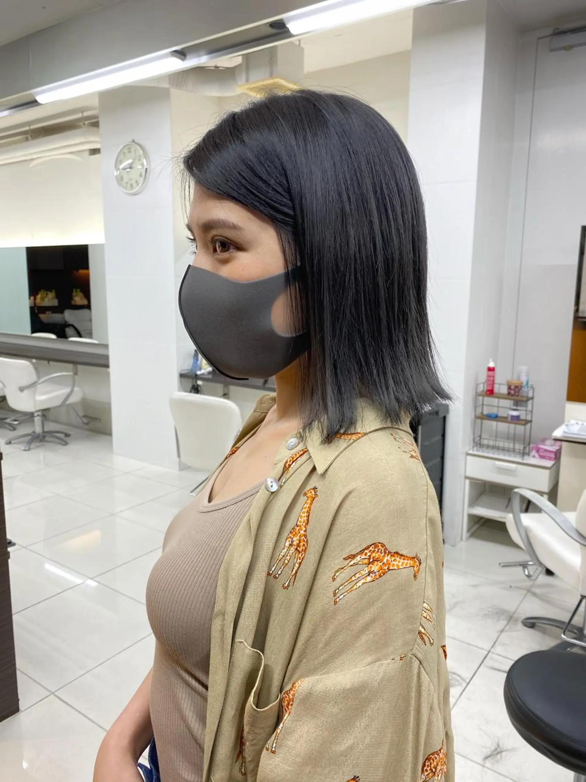 ミディアム カラー 八谷 将平のヘアスタイル