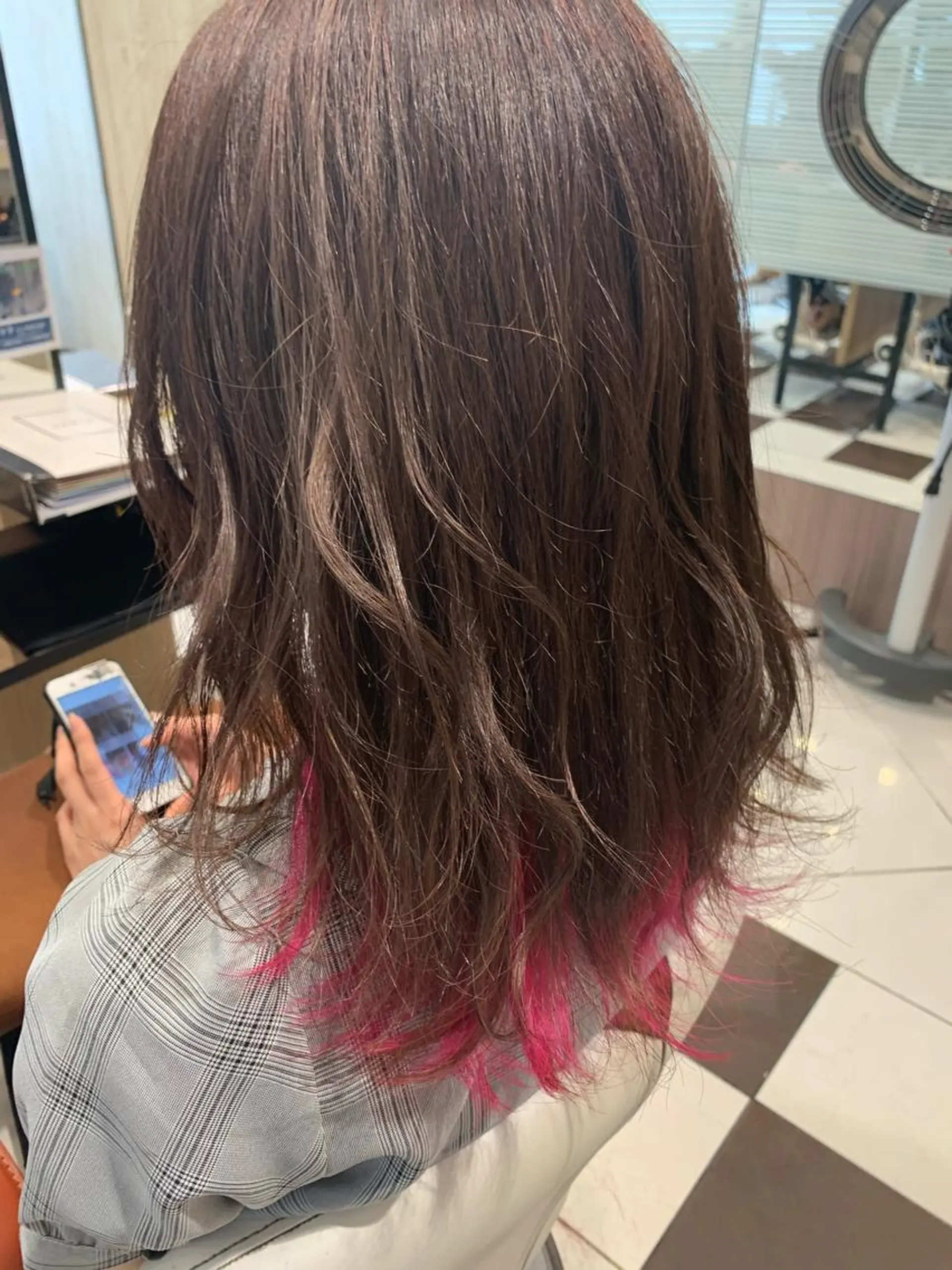 セミロング end roll/ 白楽美容室/ユウタのヘアスタイル