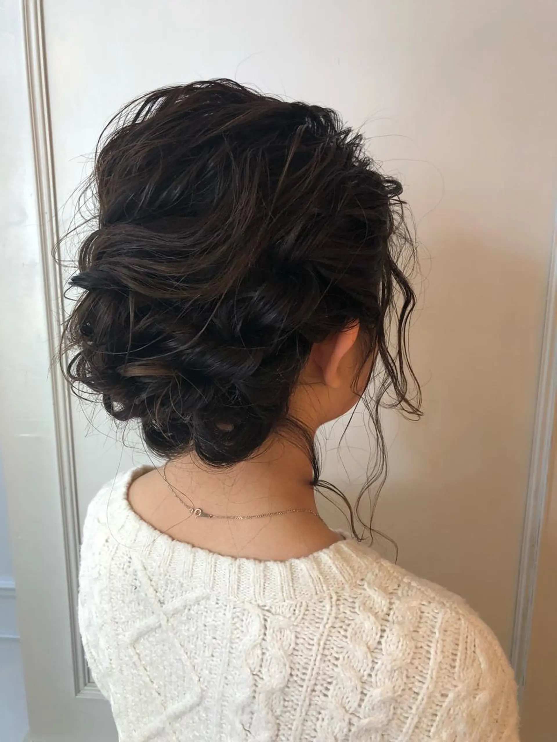 セミロング ヘアアレンジ レイヤーカット✂️ 横浜No1♡下鳥翔子のヘアスタイル