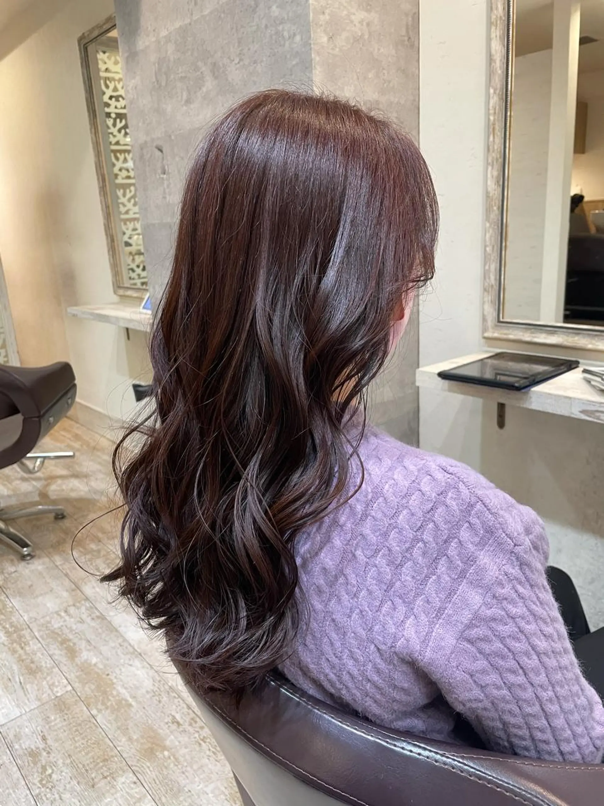 ロング カット 小顔/似合わせカット 杉山莉菜のヘアスタイル