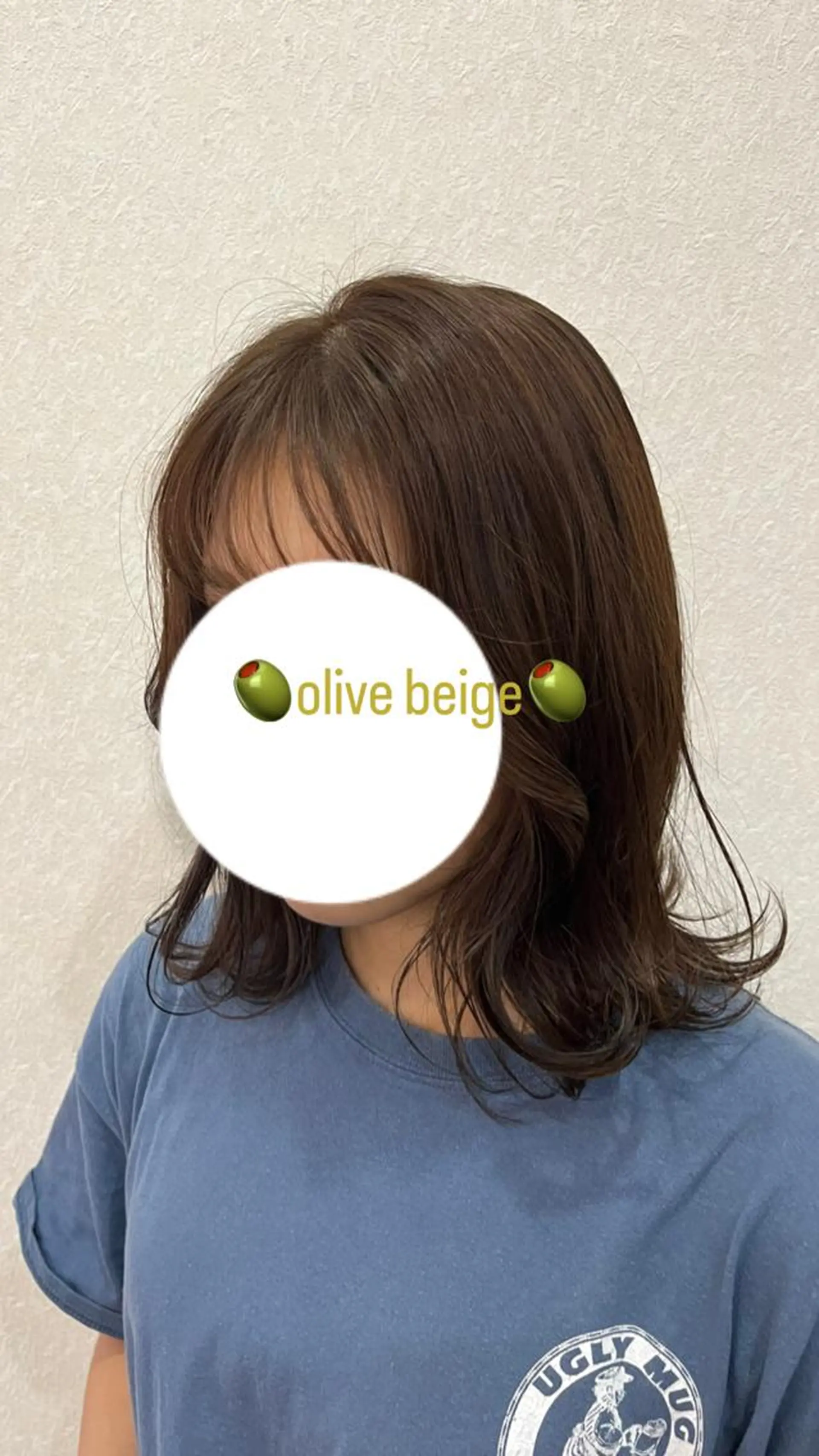 カラー ベージュカラー ブリーチ デザインカラー ブリーチなしカラー オリーブベージュ 🎧平野 ゆか🎧のヘアスタイル