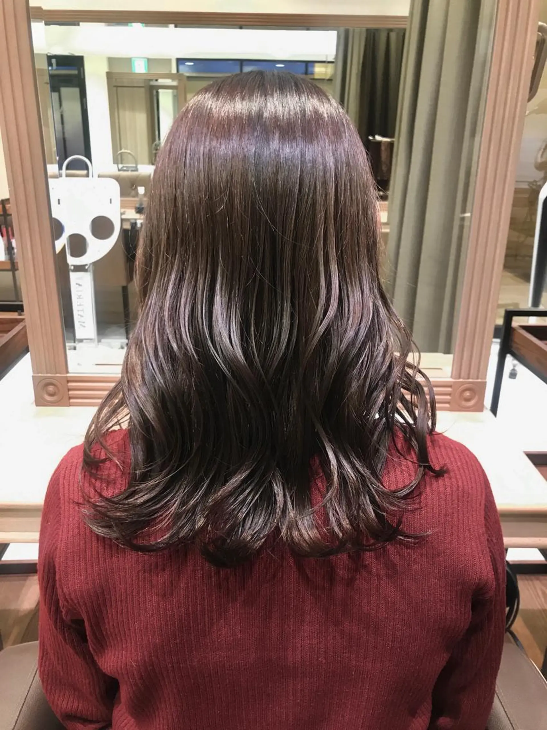 セミロング カラー ヘアセット/メンズ パーマChihoのヘアスタイル