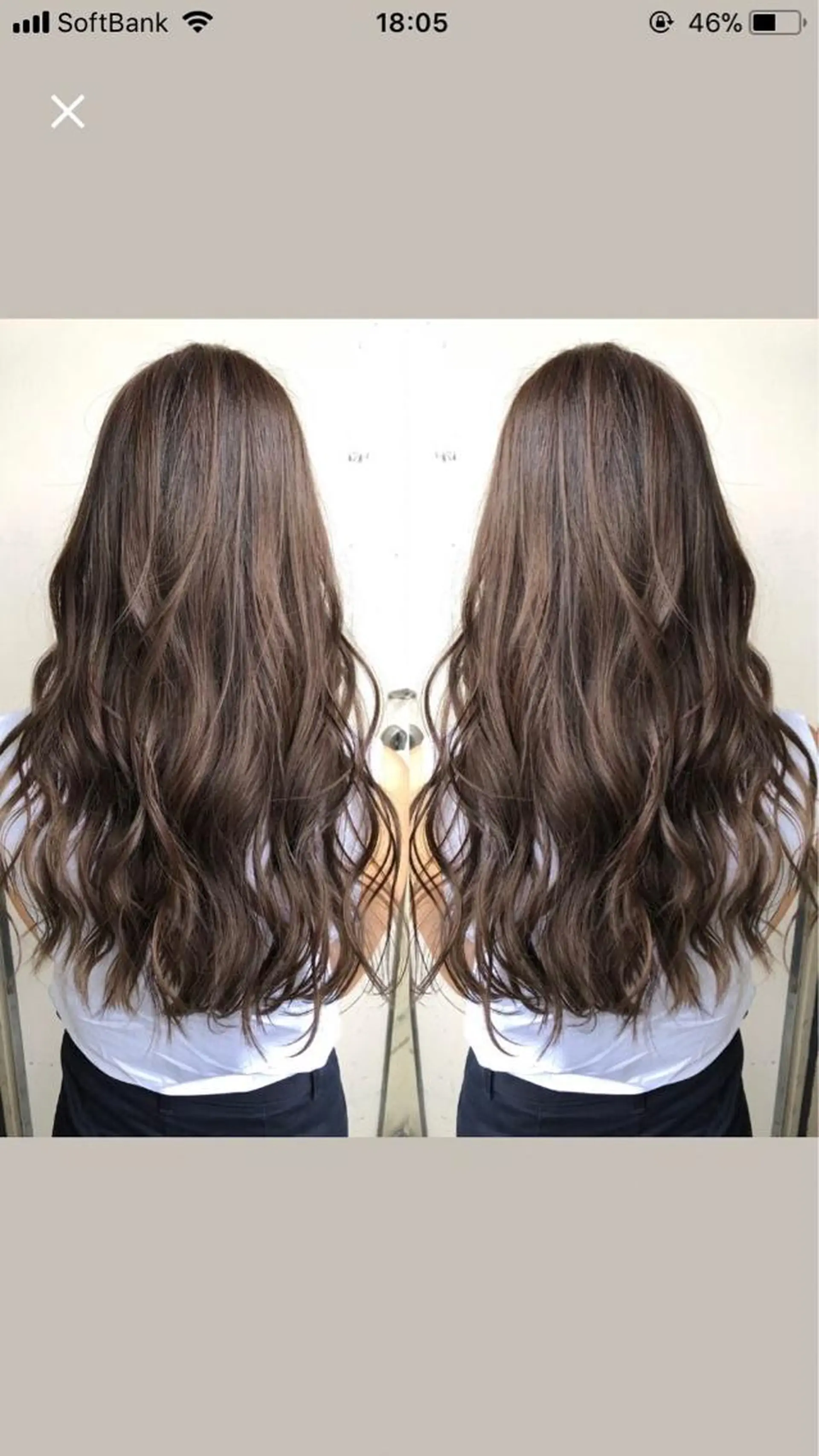 ロング エクステ ヘアカラー エクステ KR2S マネージャーのヘアスタイル