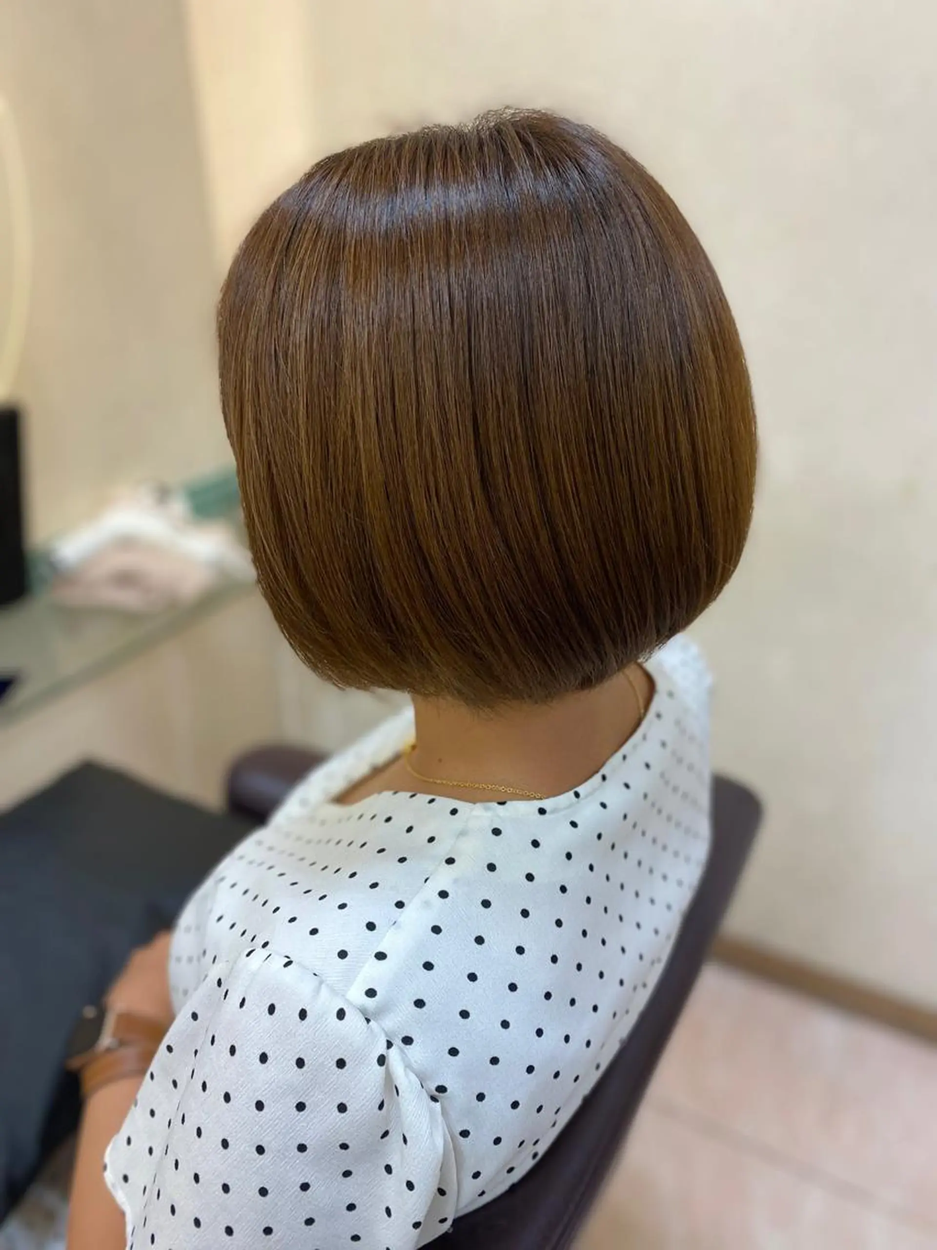 ショート ボブ カット 大越 美鈴のヘアスタイル