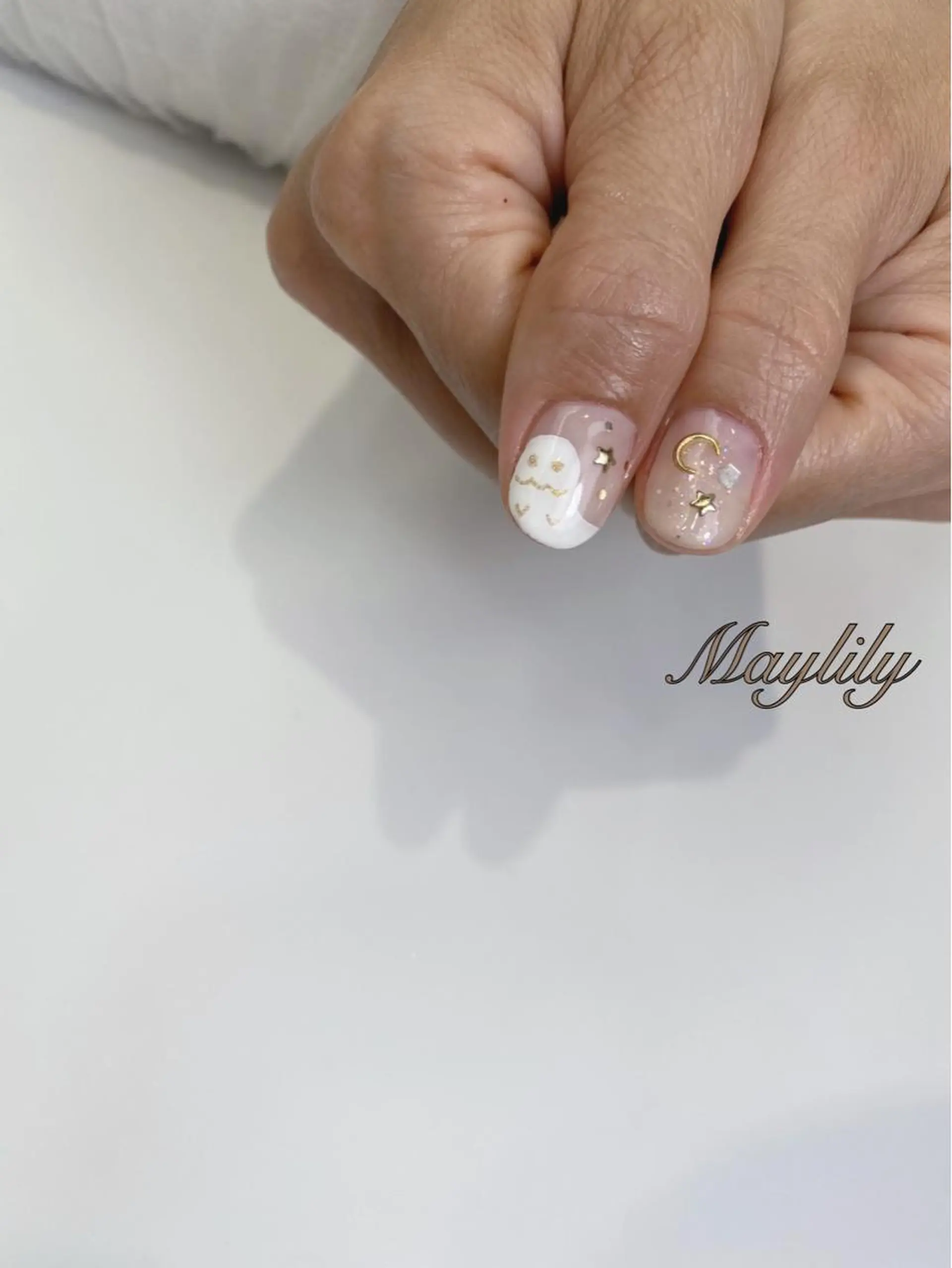ネイル ハロウィン 持ち込み ハンドネイル Nail care salon Maylily所属・Nail salon Maylilyのネイルデザイン