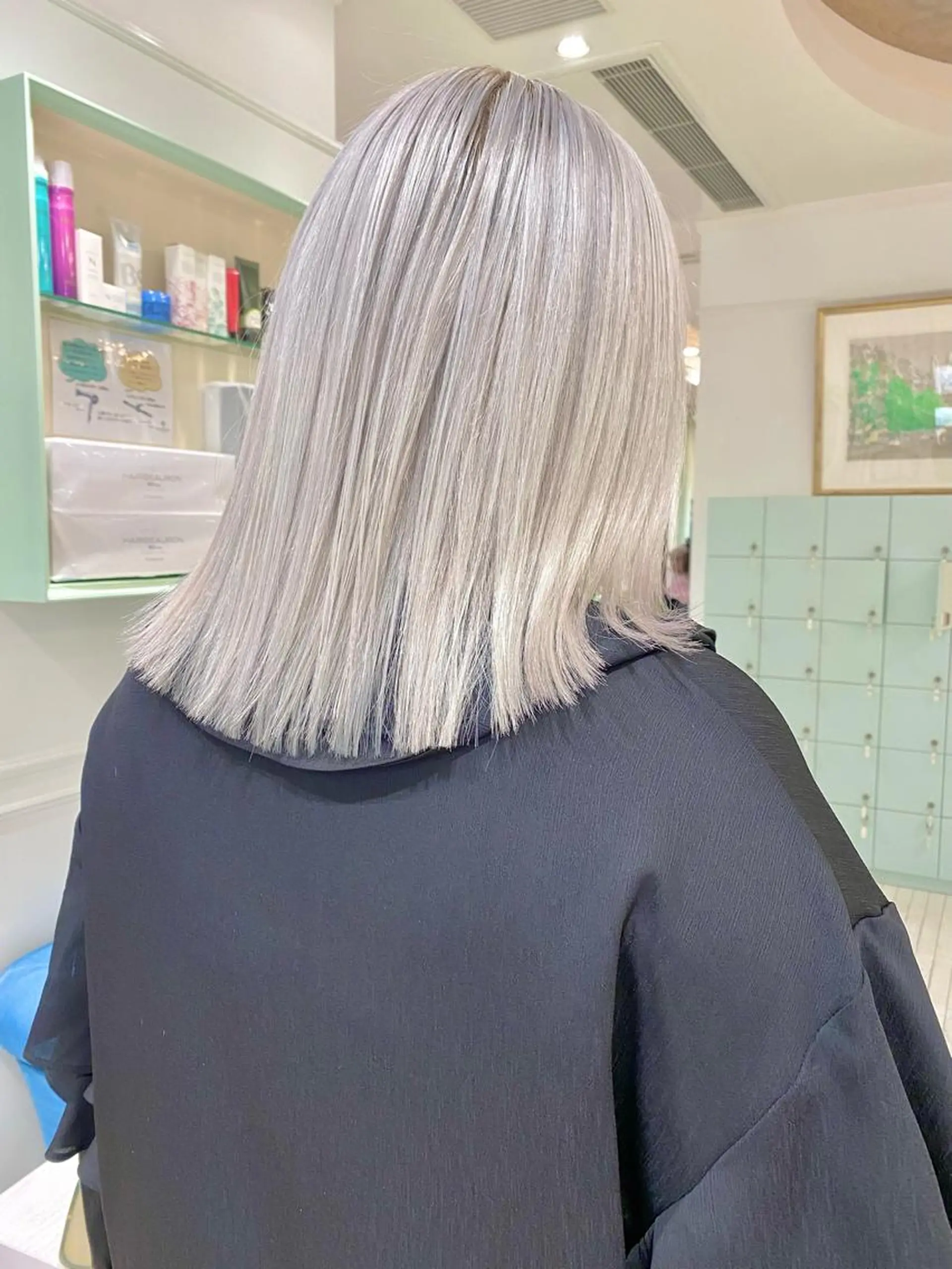 ロング カラー ブリーチ Re:ta Hair 飯田淳平のヘアスタイル